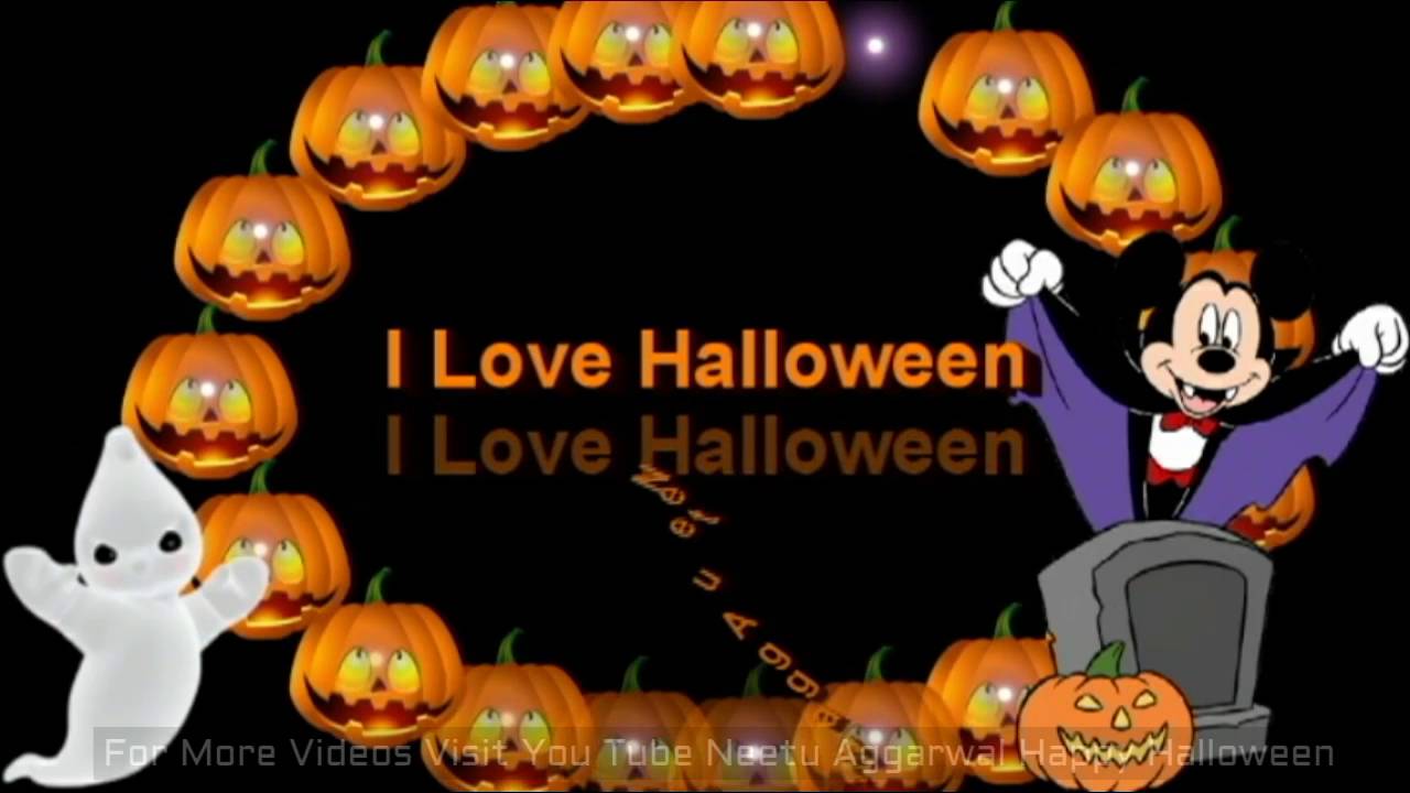 Happy Halloween Animated Wishes, Greetings, Sms, Sayings, Quotes, E Card, I Love Halloween, Whatsapp Video