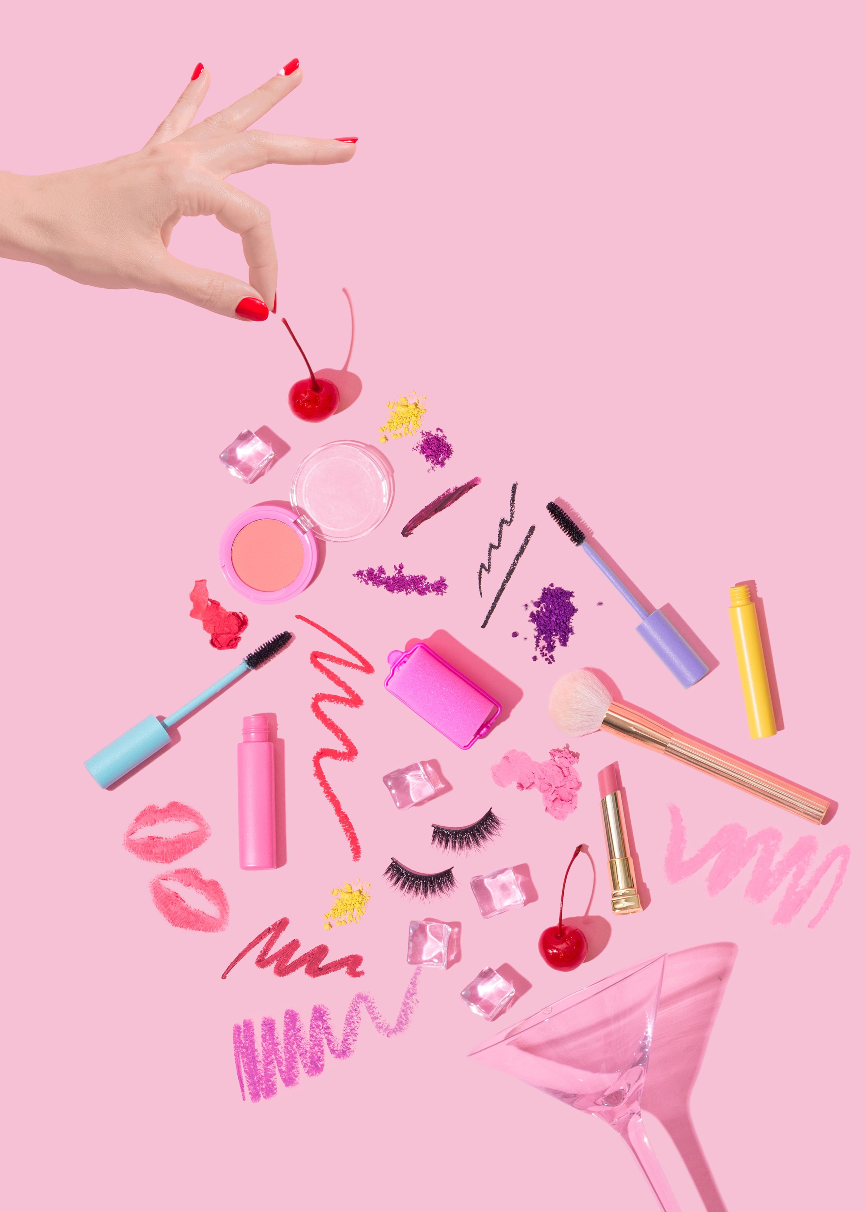 The Cherry on Top // Violet Tinder Studios. Pastel aesthetic, Makeup art, Makeup wallpaper