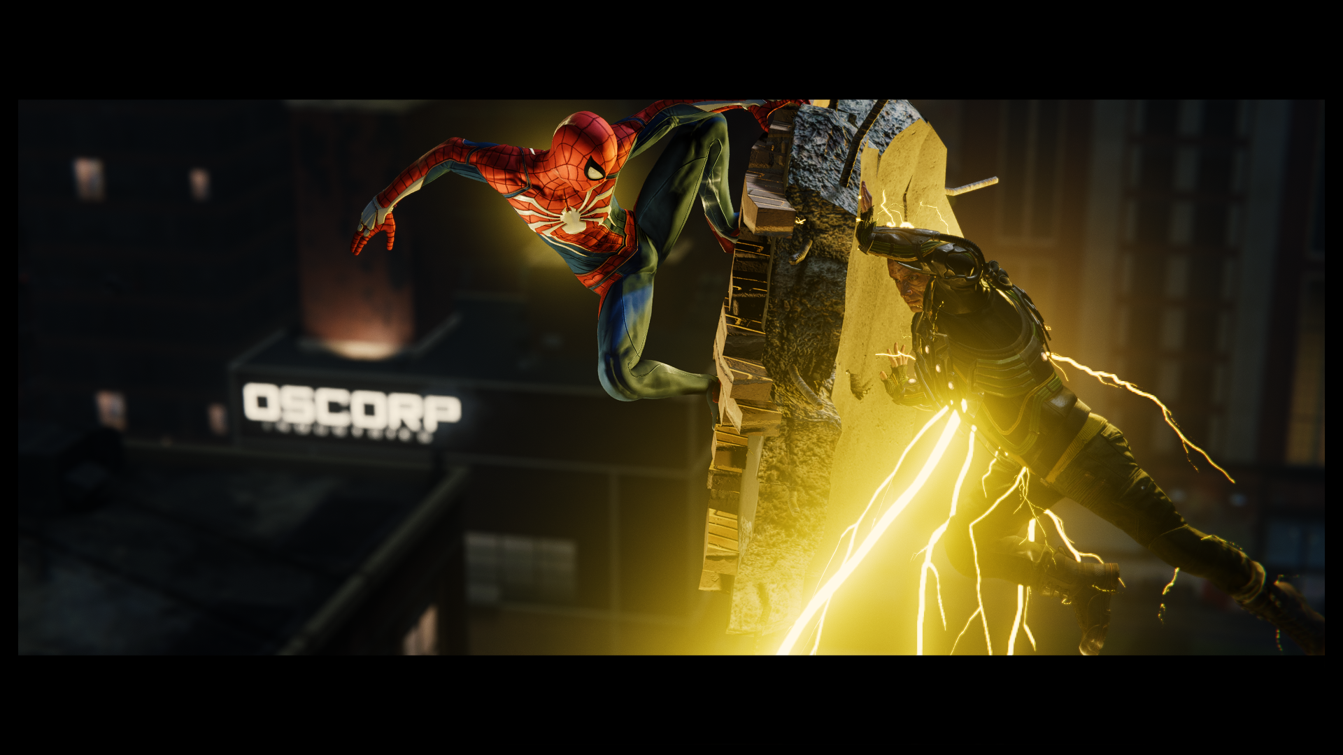 spiderman vs electro