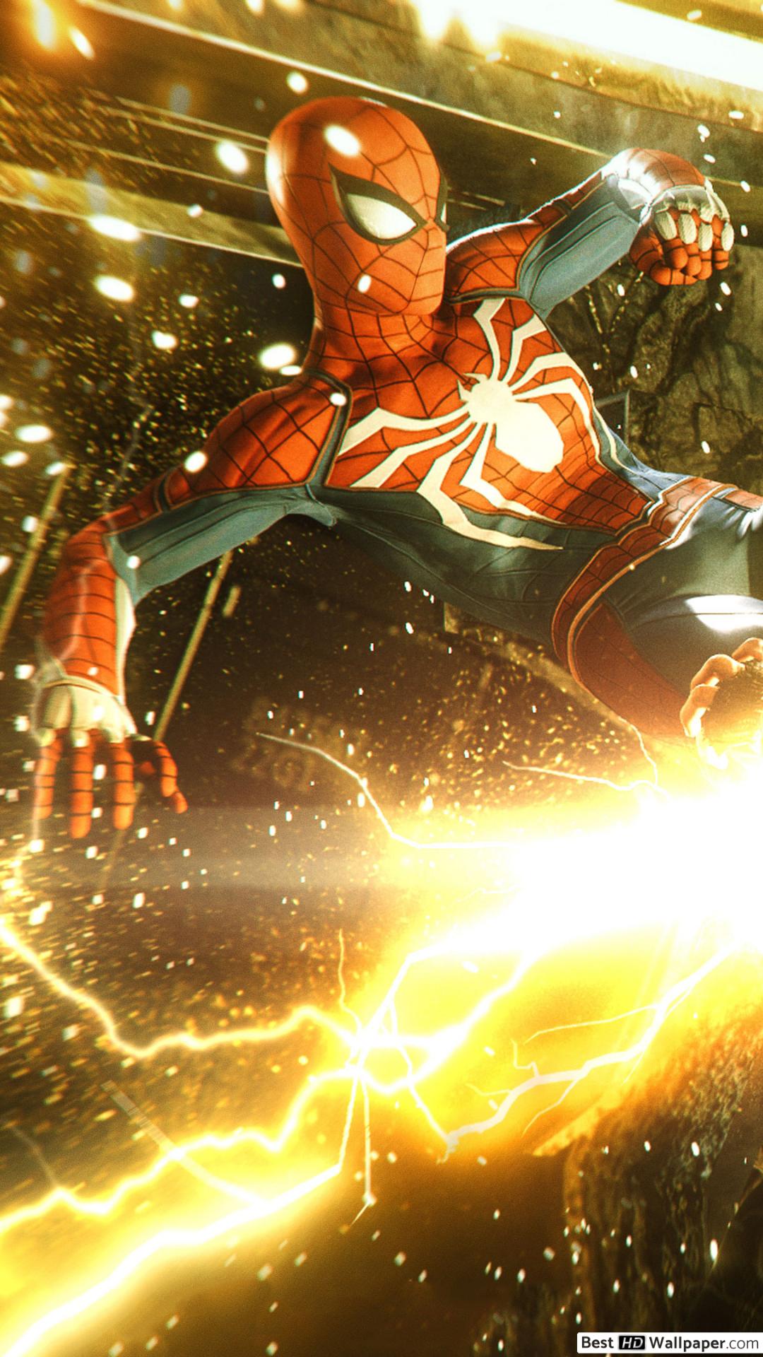 electro spider man wallpaper