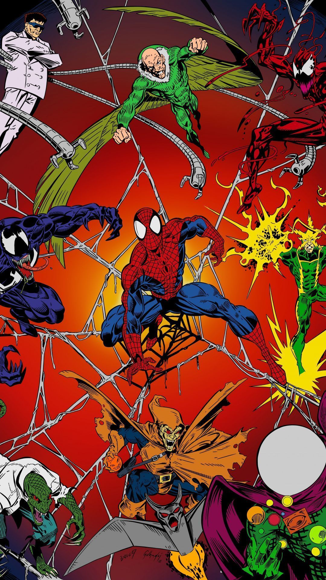 Amazing Spider Man 1994 Marvel Comics Villains 10801920 Wallpaper. Marvel Comics Wallpaper, Spiderman, Marvel Wallpaper