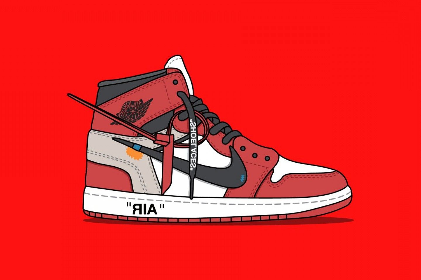 Air Jordan 1 Off White Wallpapers - Wallpaper Cave