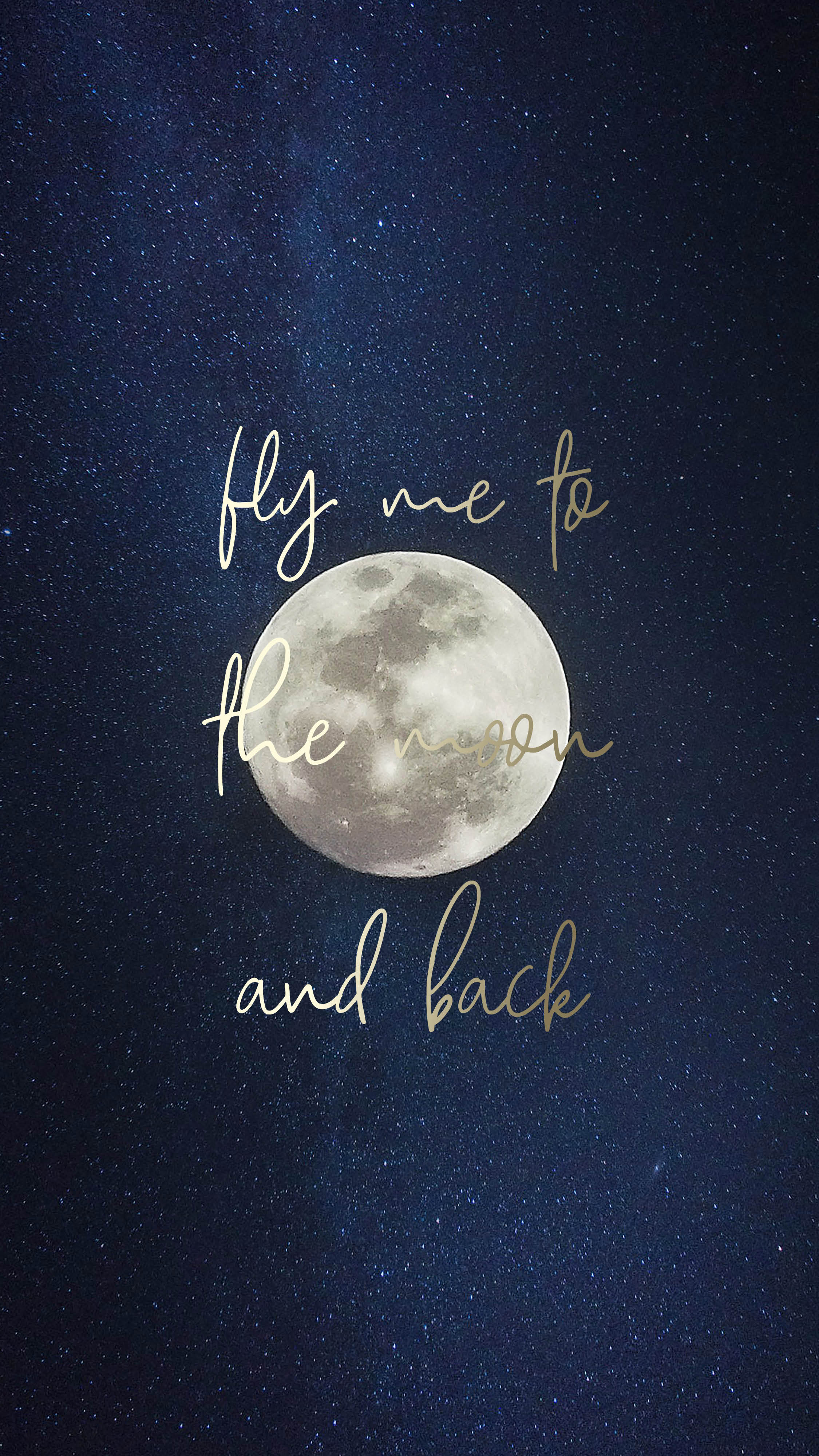 Your Mobile Wallpaper Me To The Moon And Back Wallpaper & Background Download