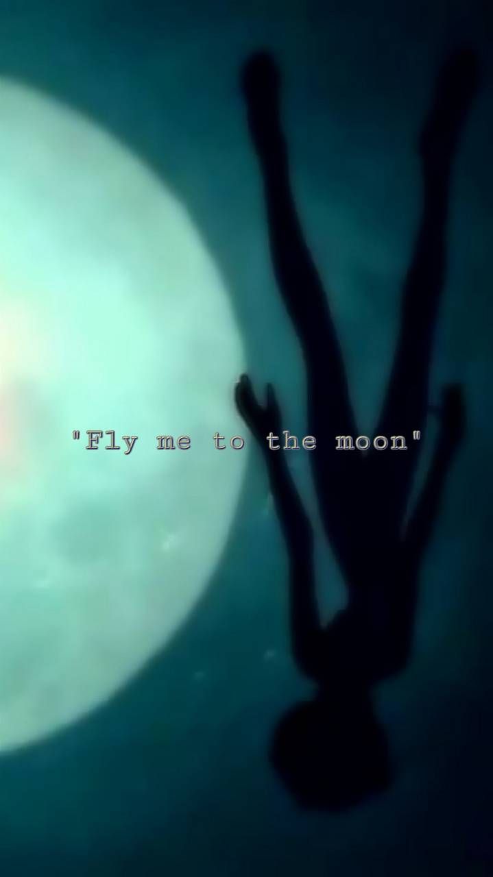Fly me to the moon wallpaper