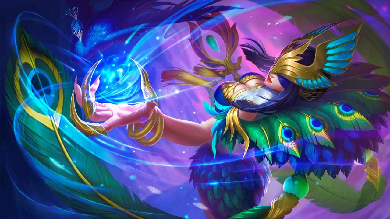 Mobile Legends Pharsa Peafowl's Dance Wallpaper HD Skin Mobile Legends Wallpaper & Background Download