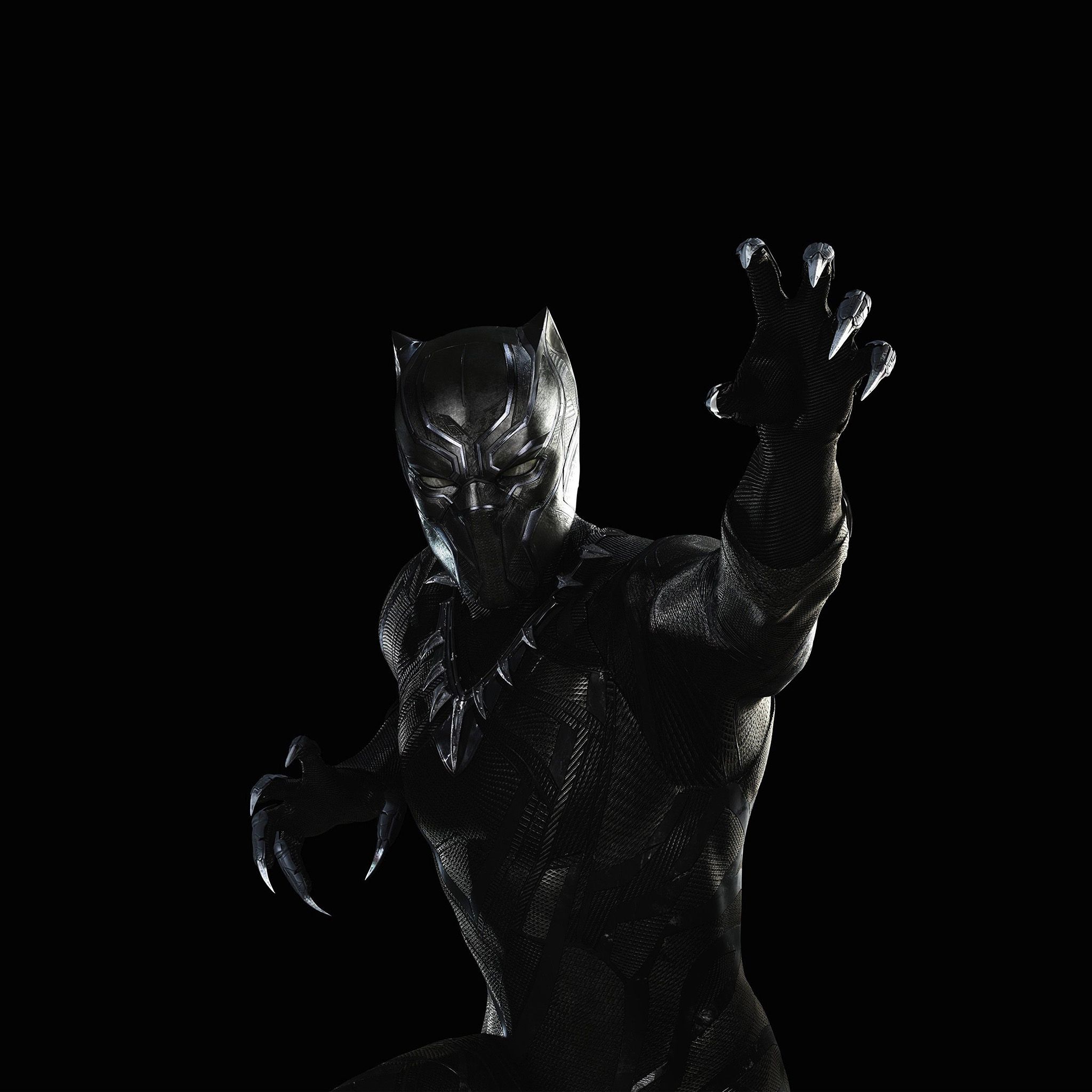 Black Panther Marvel Hero Art Illustration Dark Wallpaper