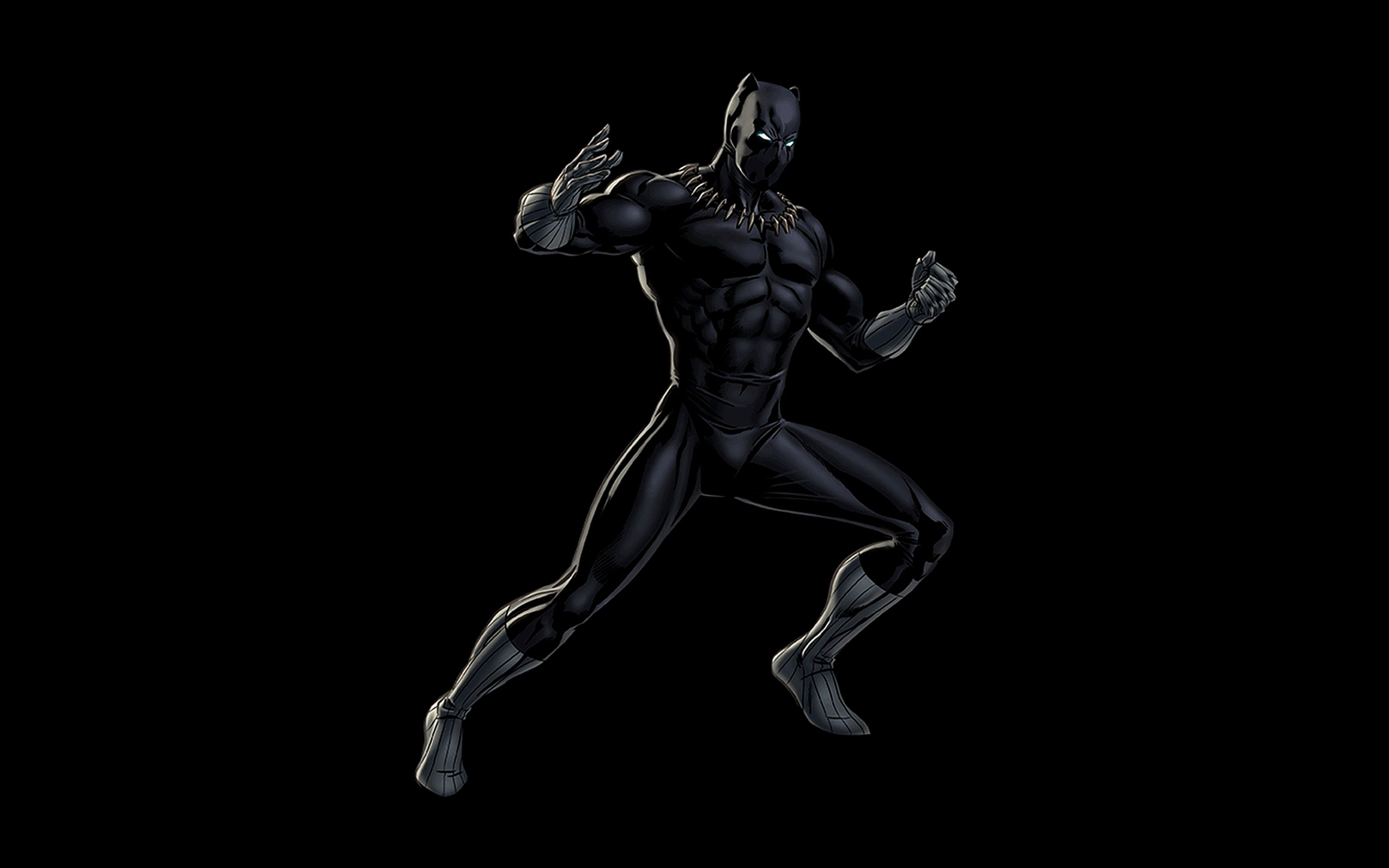 Hero Marvel Blackpanther Dark Art Illustration Wallpaper