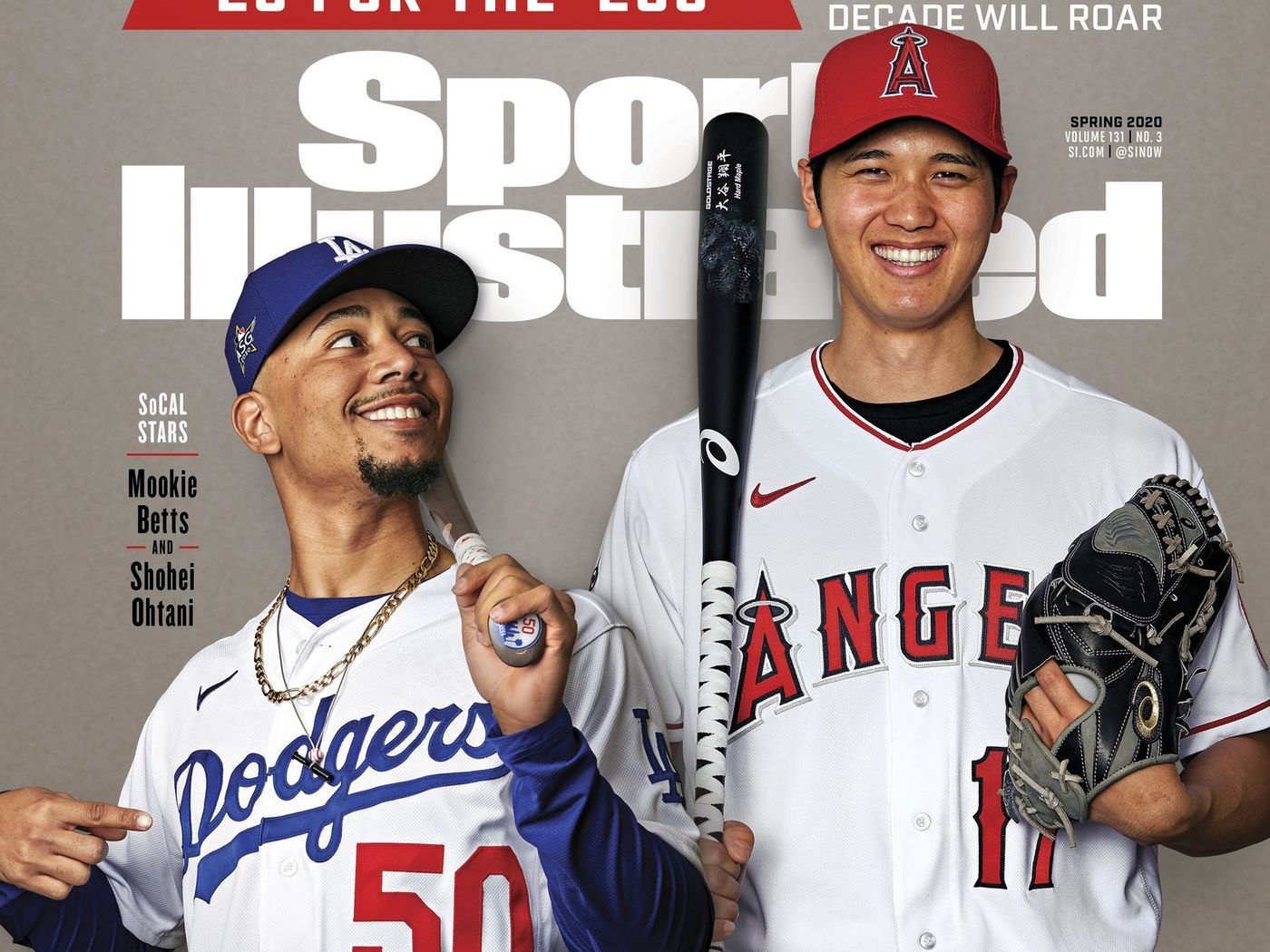Mookie Betts on Sports Illustrated: Dodgers OF on baseball preview cover Blue LA