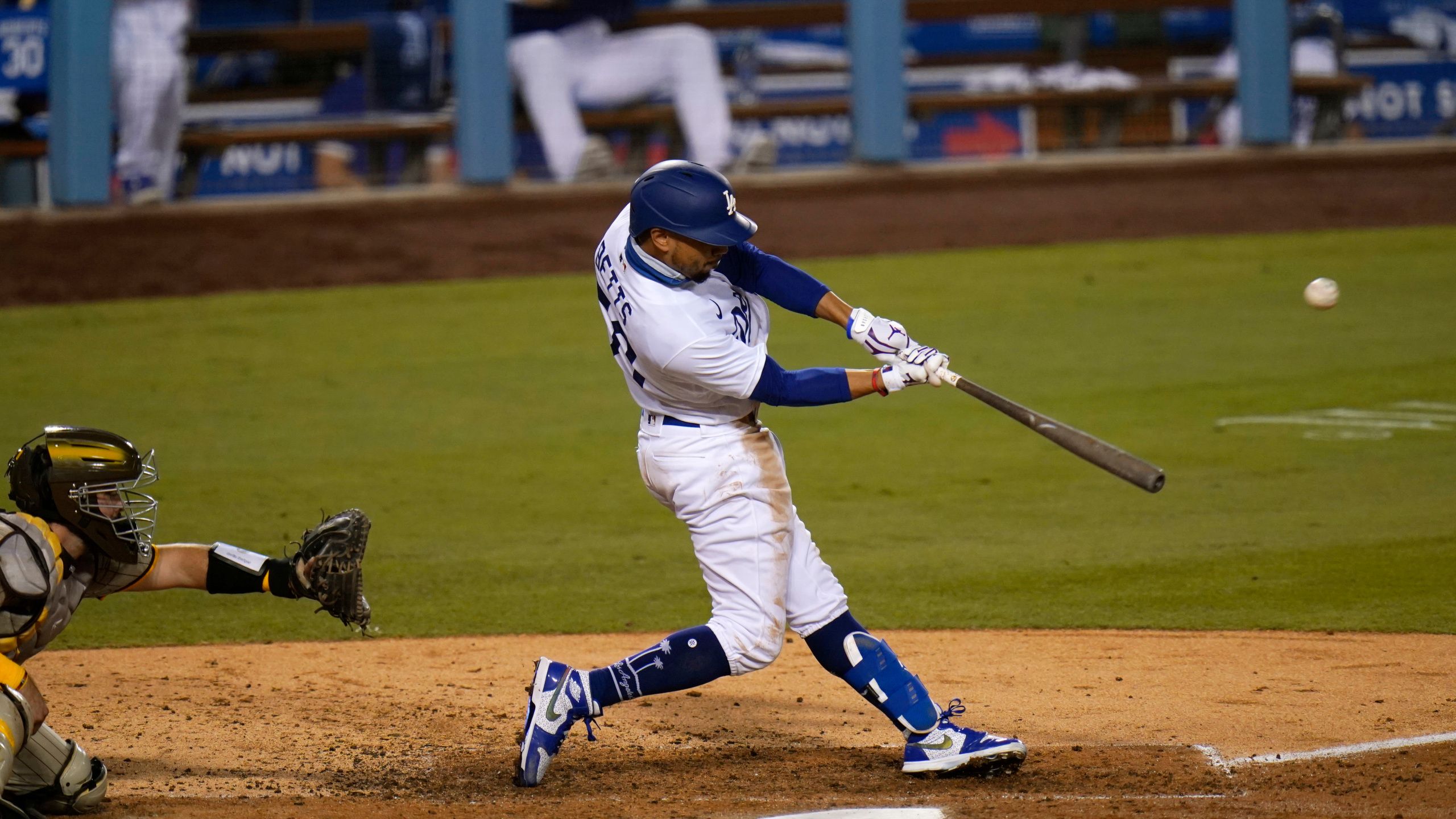 Betts ties MLB mark with 3 of Dodgers' 6 HRs in rout of Pads. KRQE News 13