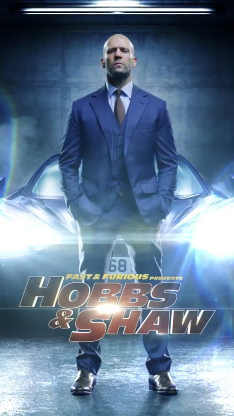 Hobbs and Shaw Movie Poster. Fast and furious, Hobbs, Jason statham