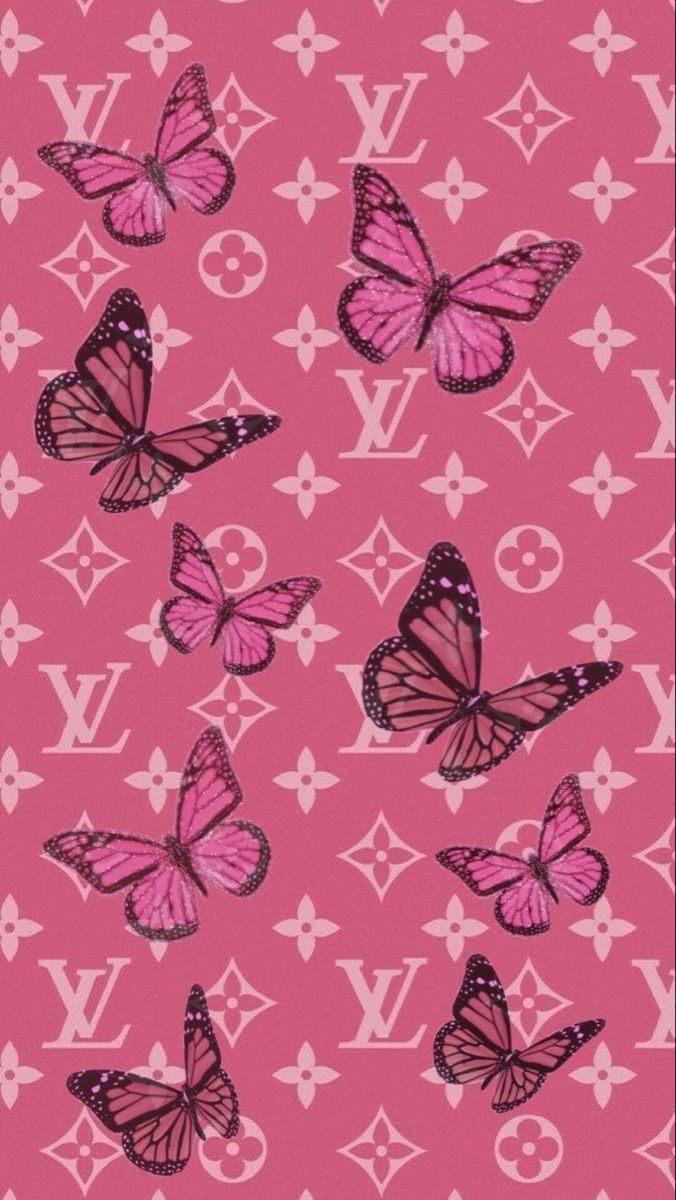 lv wallpaper. Butterfly wallpaper iphone, Art collage wall, iPhone wallpaper tumblr aesthetic