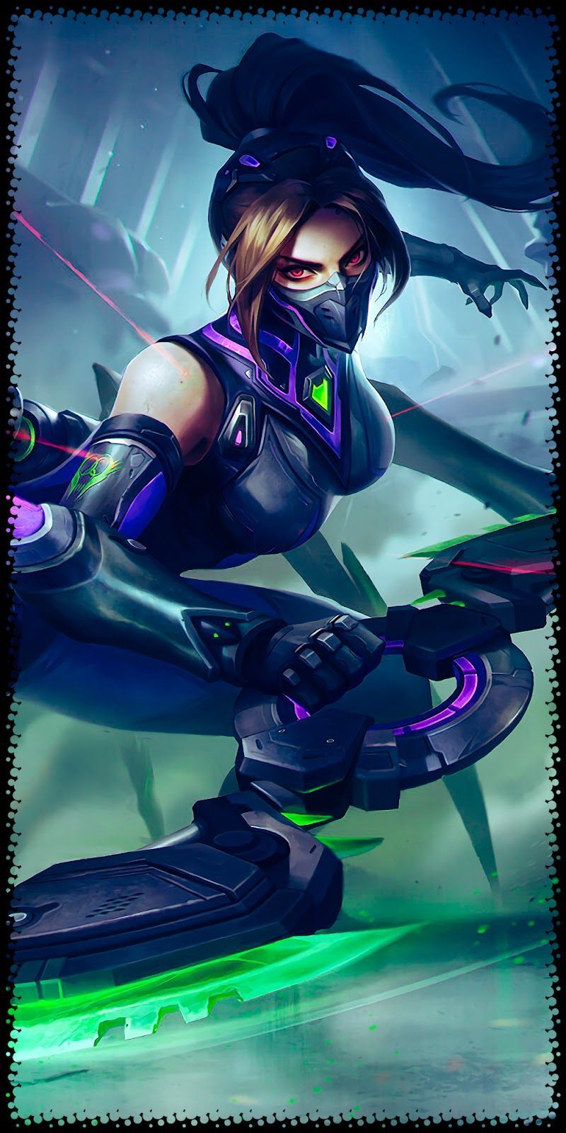 Dark As Night: MLBB Wallpaper HD 4K. Hanabi In 2020. Mobile Legend Wallpaper, Hanabi, Mobile Legends