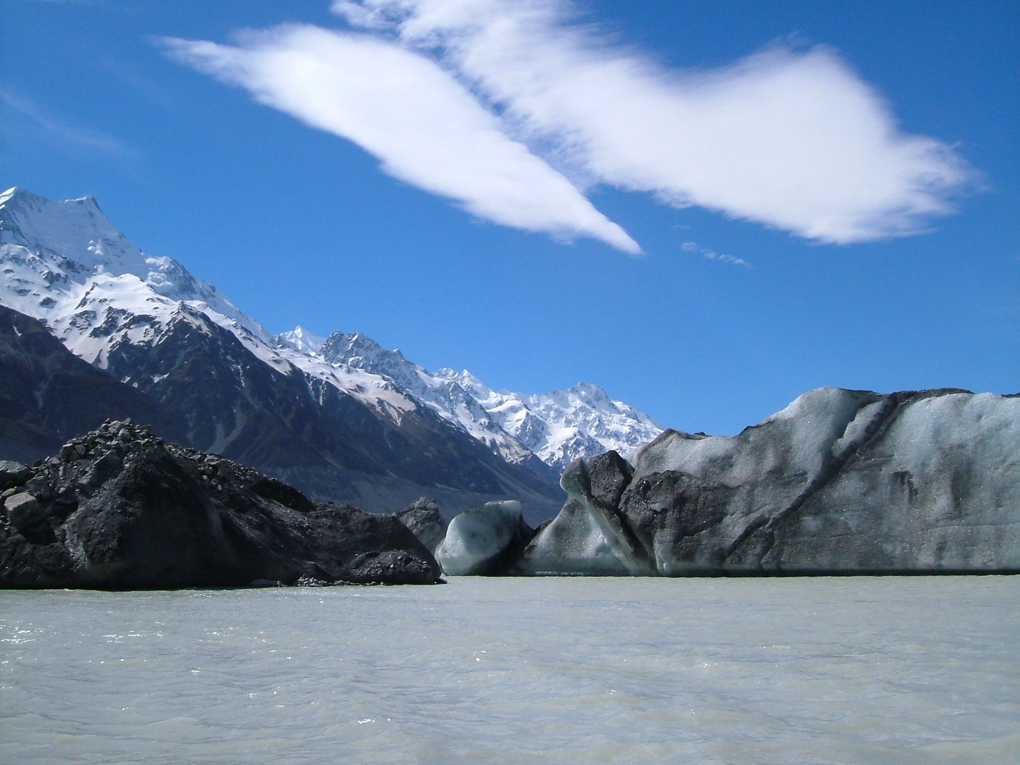 Tasman Glacier and Lake Mount