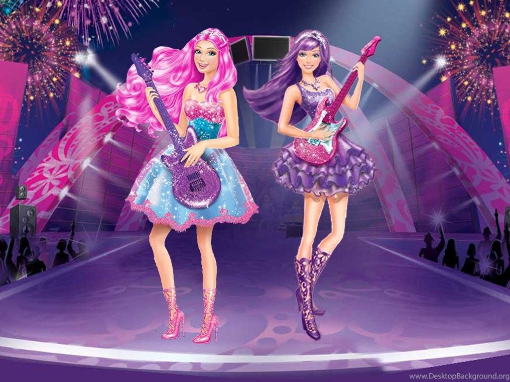 Barbie In The Princess And The Popstar Wallpaper