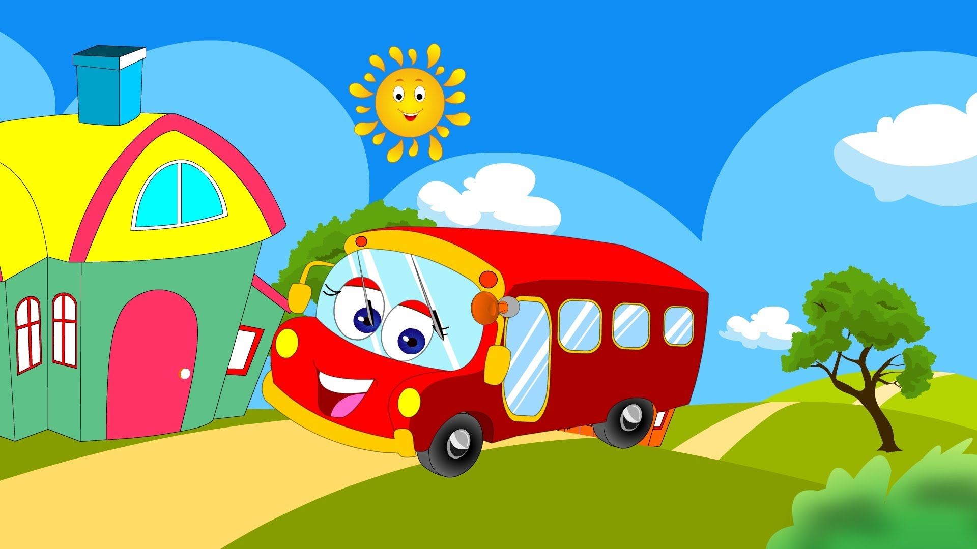 Wheels On The Bus Go Round + HD Wallpaper!