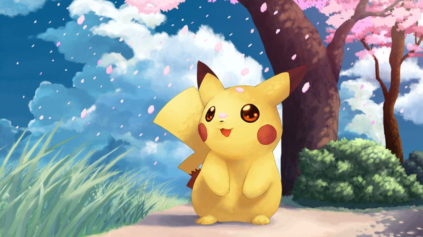 Pokemon Pikachu digital wallpaper #Pokémon #Pikachu P #wallpaper #hdwallpaper #desktop en 2020