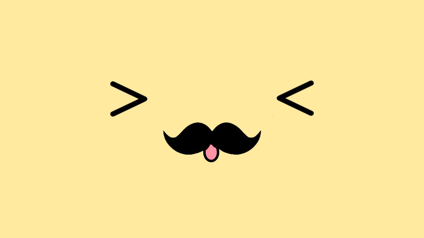 cute mustache wallpaper iphone