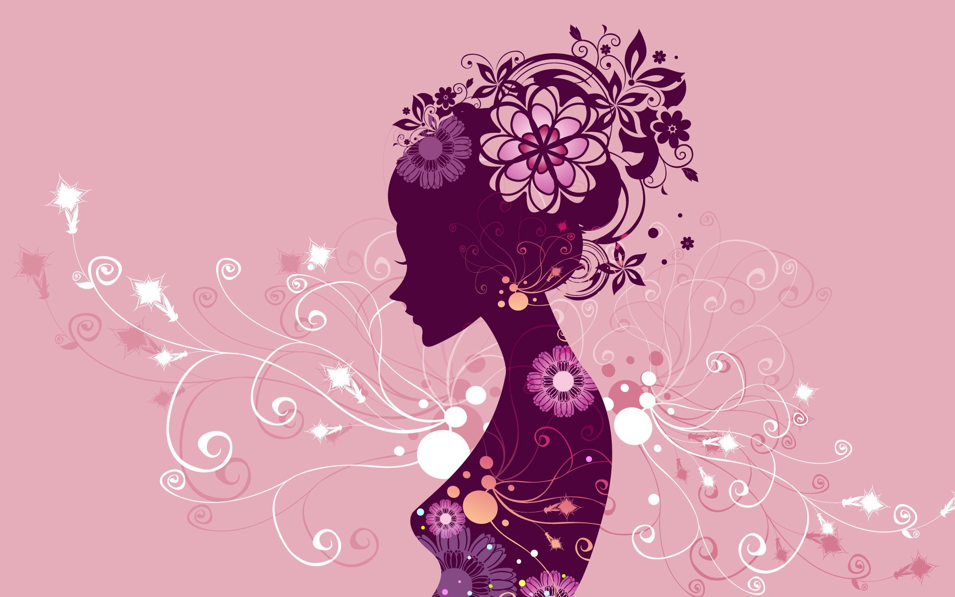 Download Cute Girl Vector Art Profile Picture Wallpaper