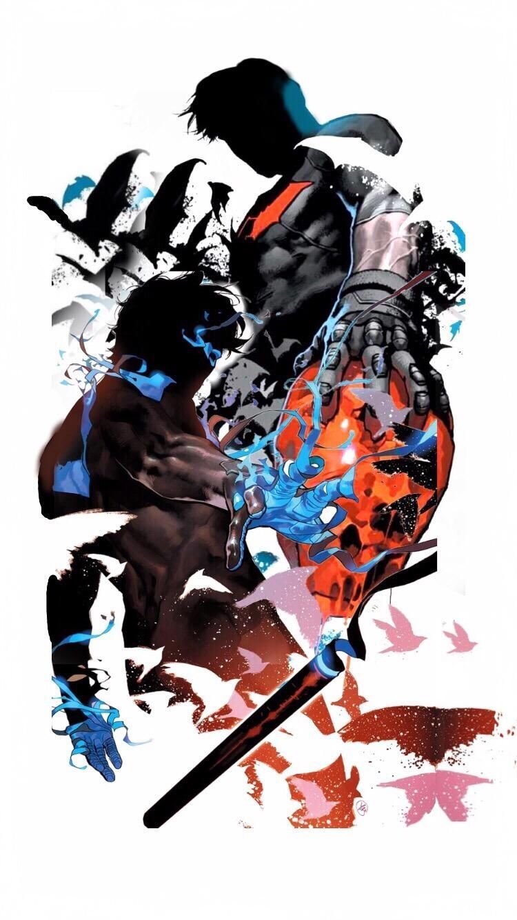 Nightwing And Red Hood Wallpaper .com