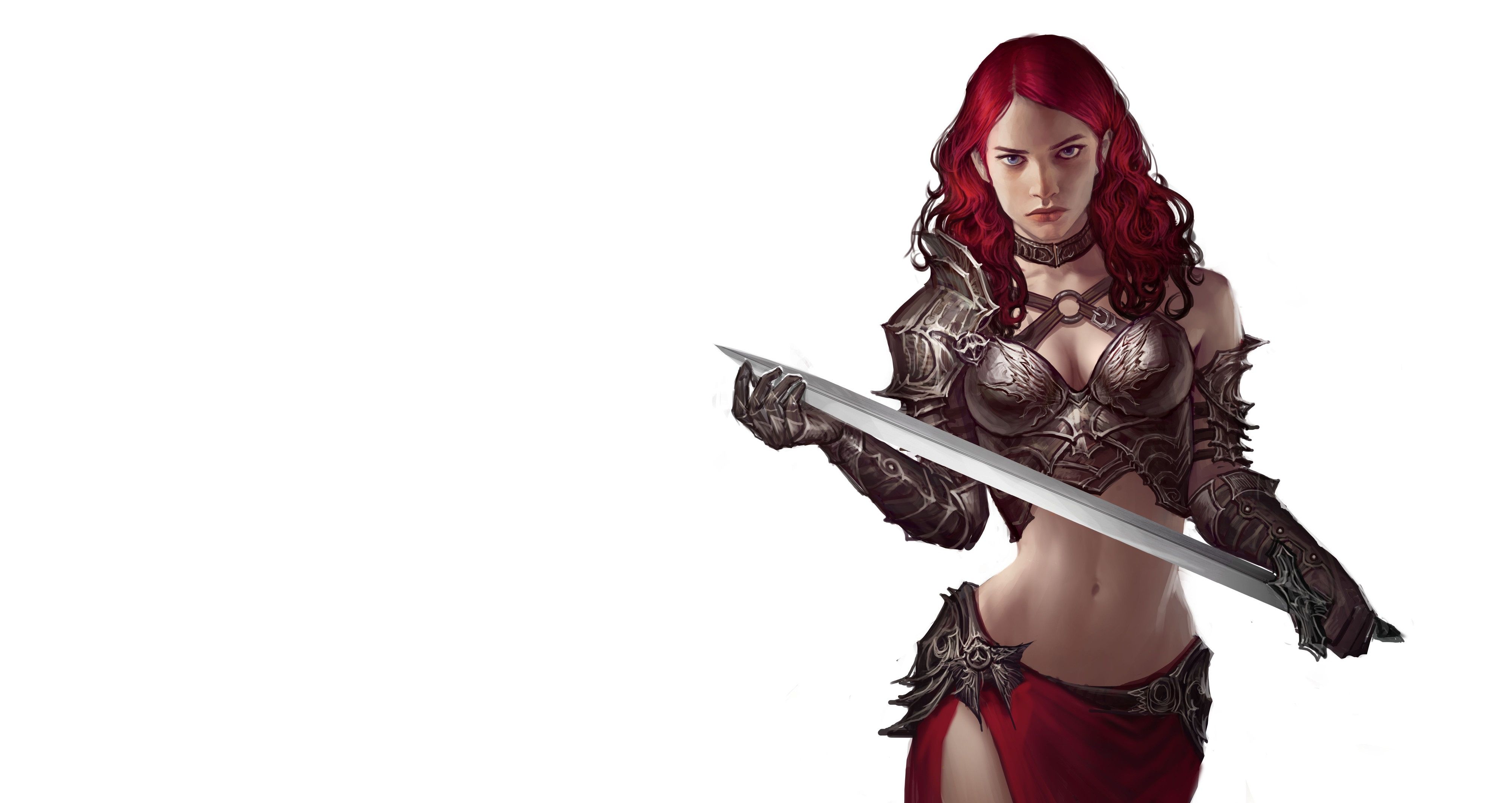 Fantasy Warrior Woman 4k, HD Fantasy Girls, 4k Wallpaper, Image, Background, Photo and Picture