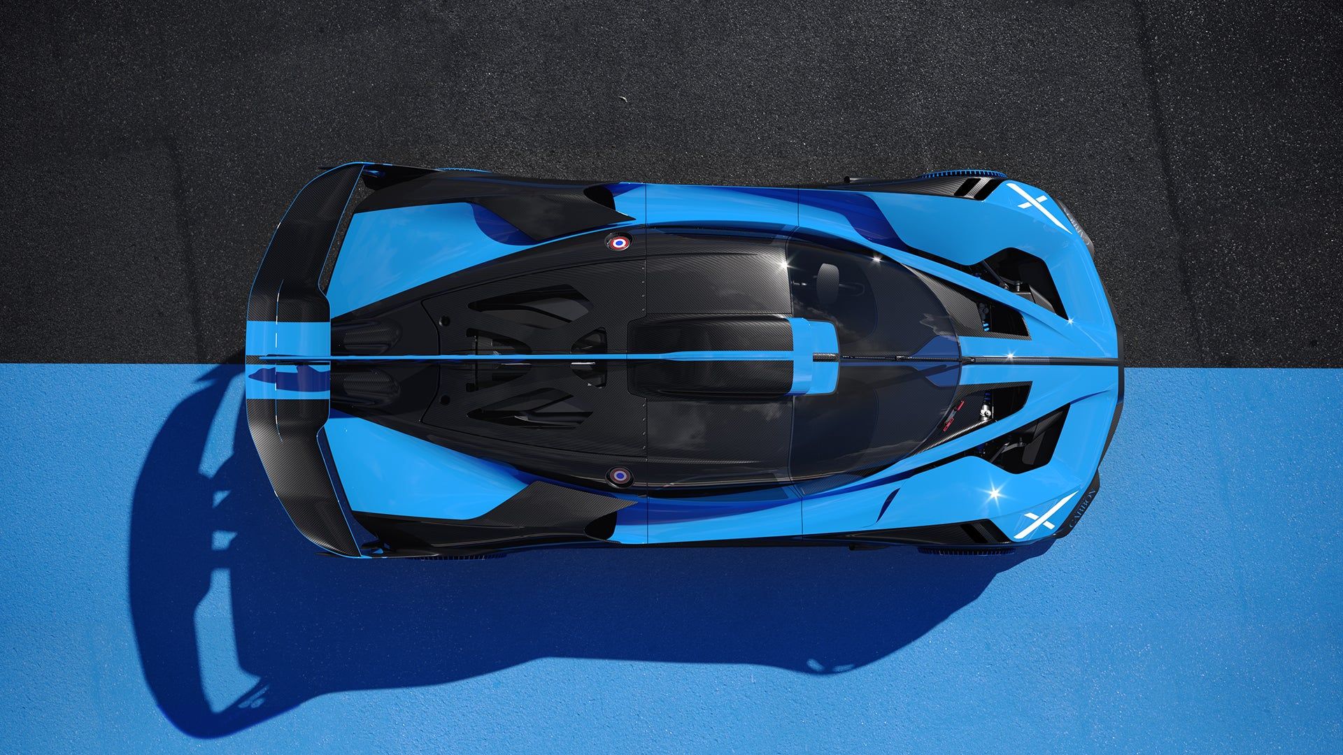 The Bugatti Bolide Concept Is An Ultralight Track Car With An 825 HP, 8.0 Liter W16 Engine
