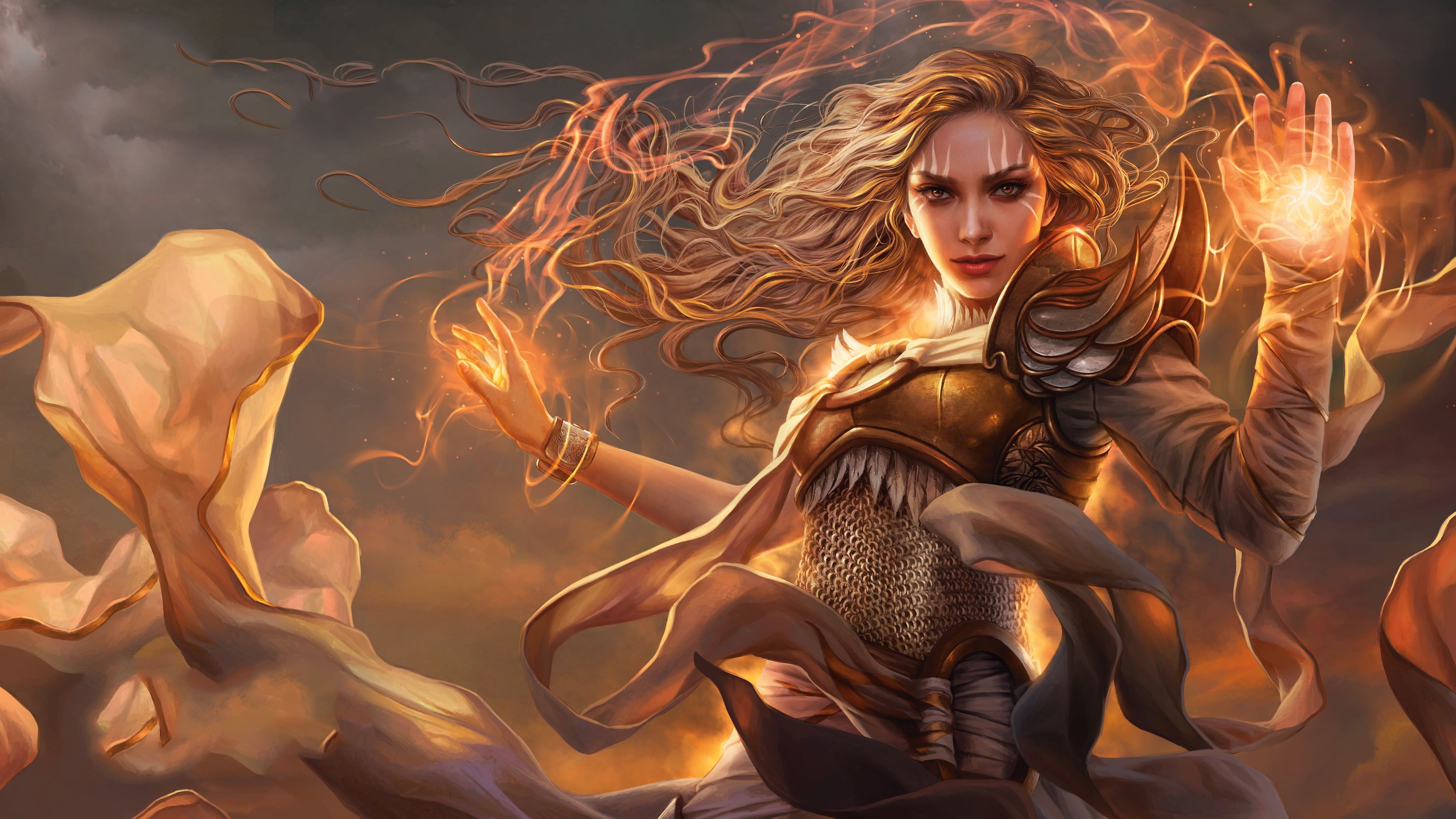 Magic: The Gathering video games #artwork fantasy art #women #redhead #magic fantasy girl long hair Serra the Benevolent. Fantasy art women, Fantasy girl, Mtg art
