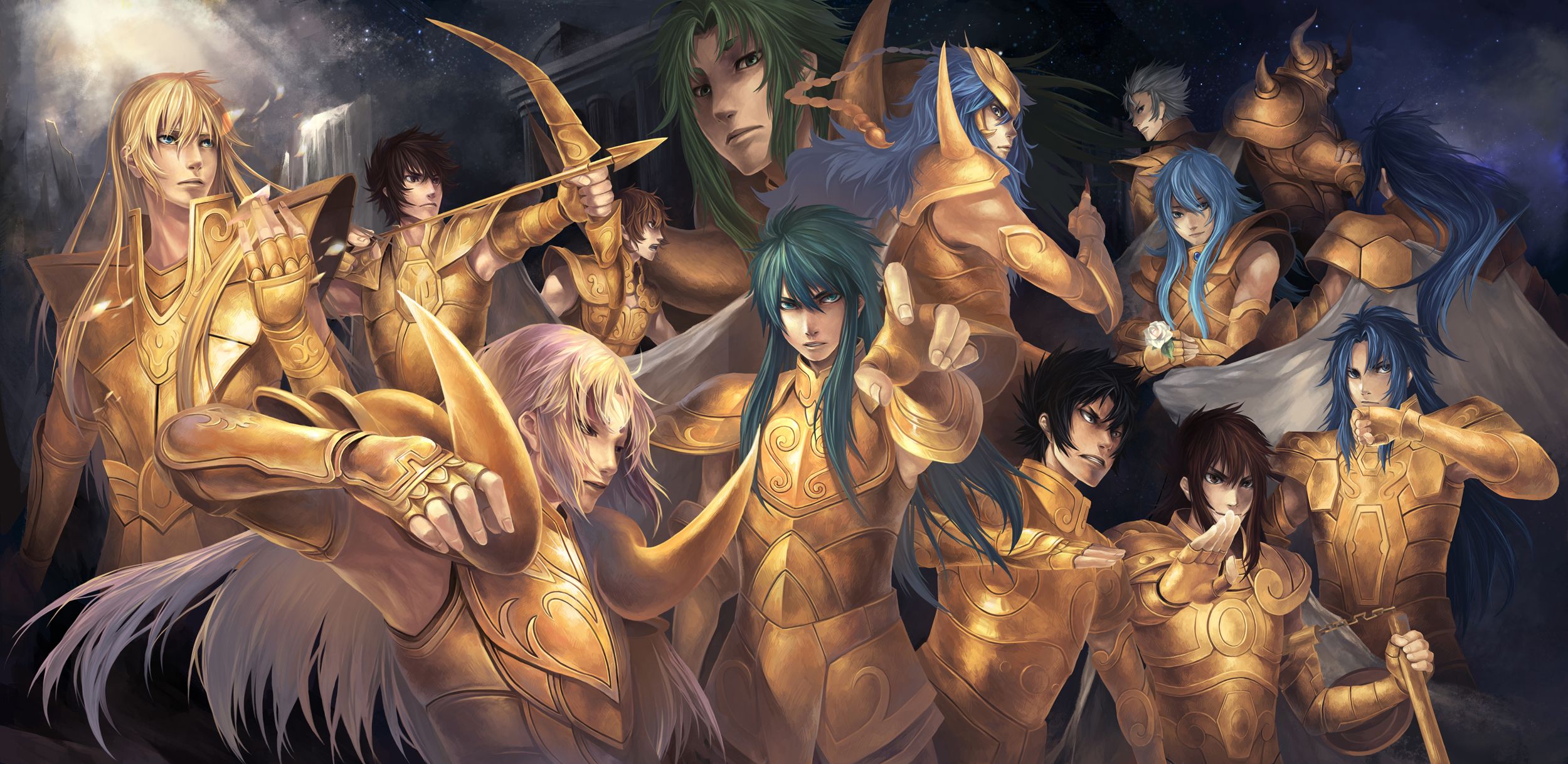Gold Saints Seiya Anime Image Board