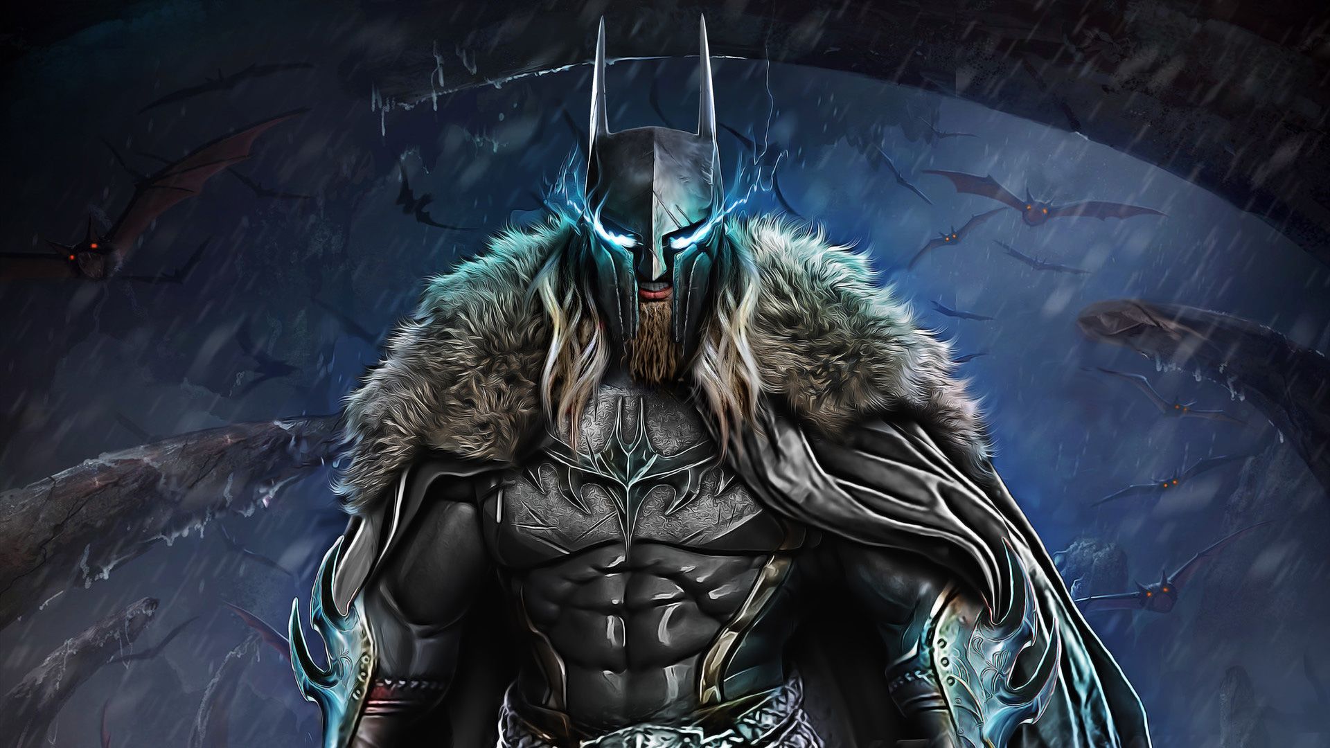 Dark Knight Warrior Art, HD Superheroes, 4k Wallpaper, Image, Background, Photo and Picture