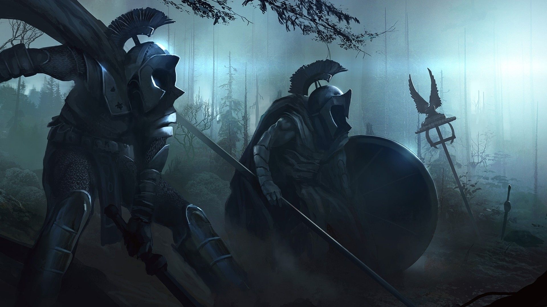 Fantasy Warrior Wallpaper Dark Knight Medieval
