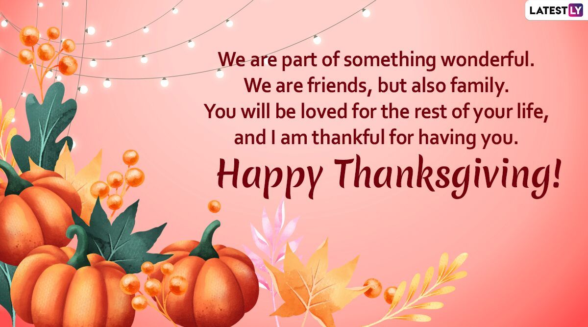 Happy Thanksgiving Day 2019 Messages: WhatsApp Stickers, Facebook Greetings, GIF Image, SMS, Quotes to Wish on US National Holiday