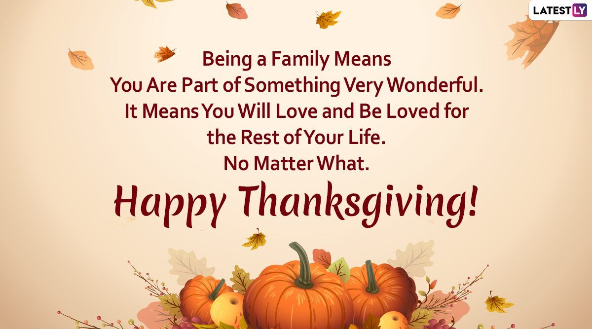 Thanksgiving Day 2019 Wishes & Messages: WhatsApp Stickers, Hike GIF Image, SMS, Quotes, Photo and Captions to Send Happy Thanksgiving Greetings