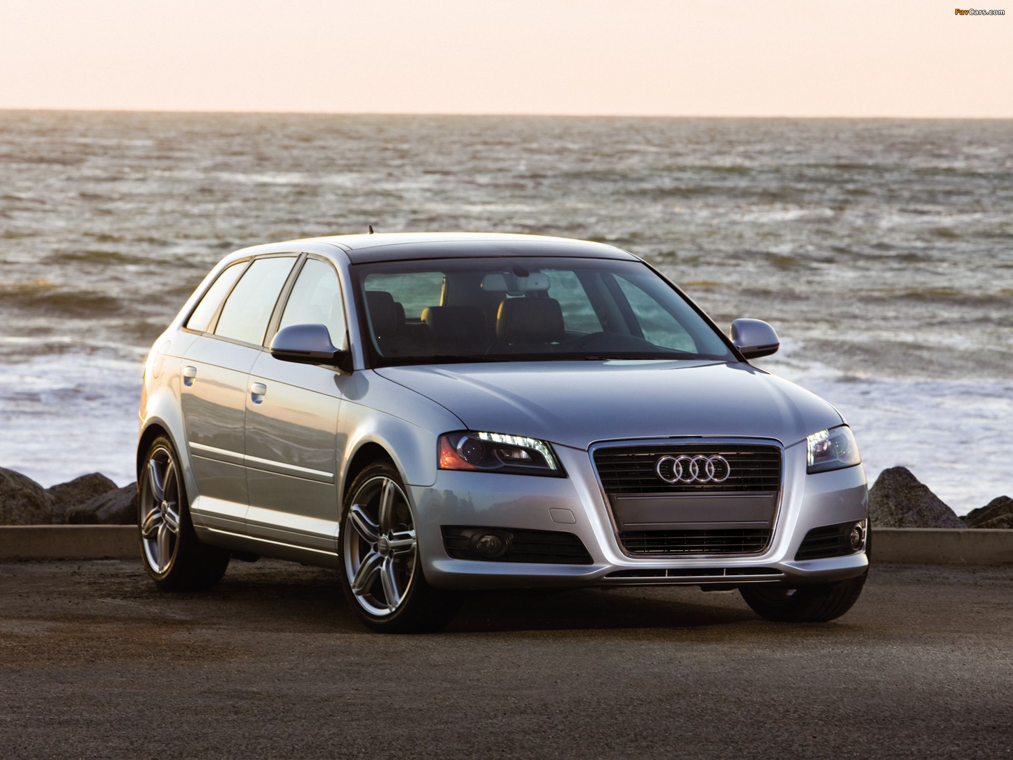 Audi A3 Sportback 2.0T US Spec 8PA (2008–2010) Wallpaper (2048x1536)