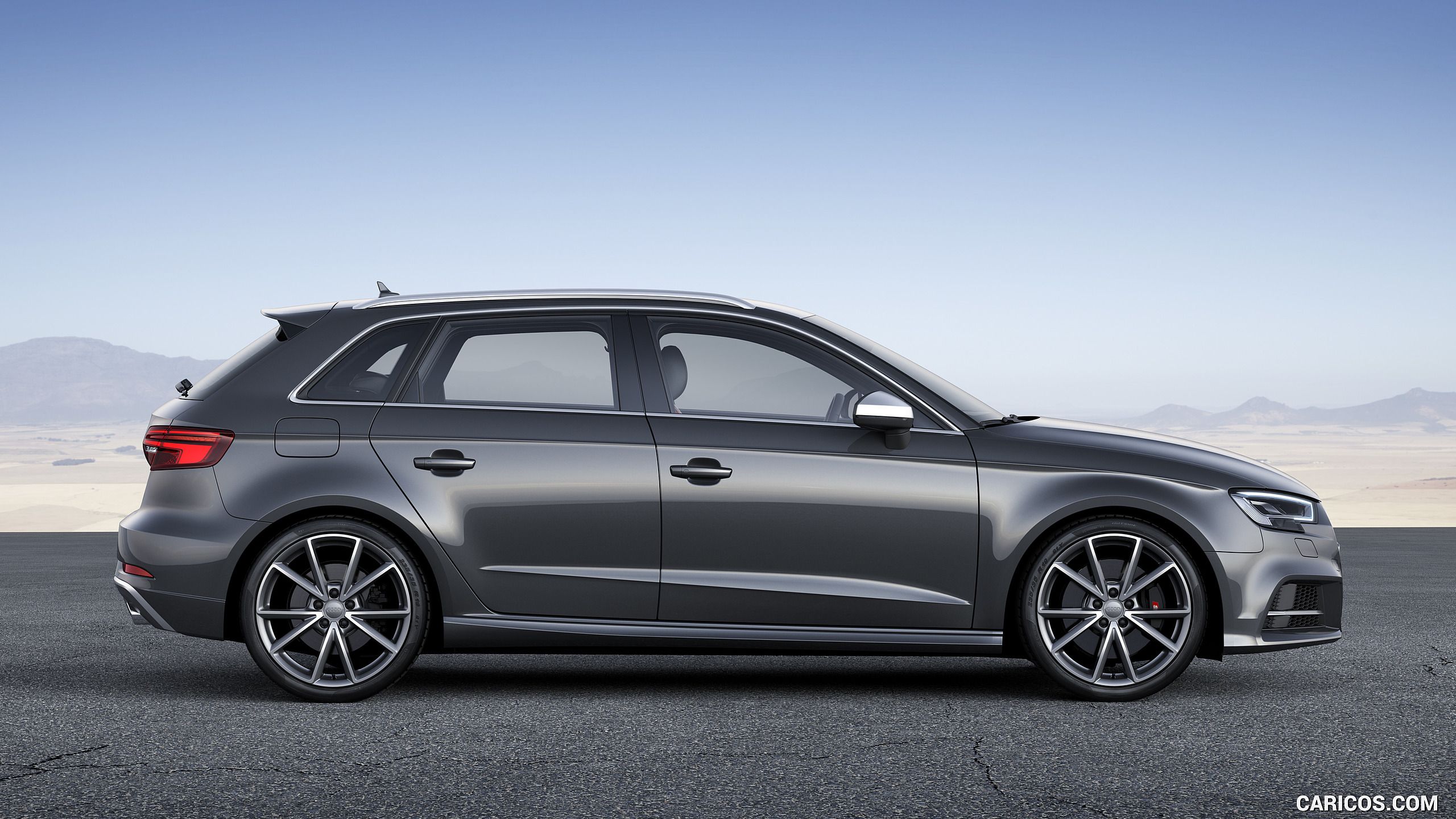 Audi S3 Sportback (Color: Daytona Grey). HD Wallpaper