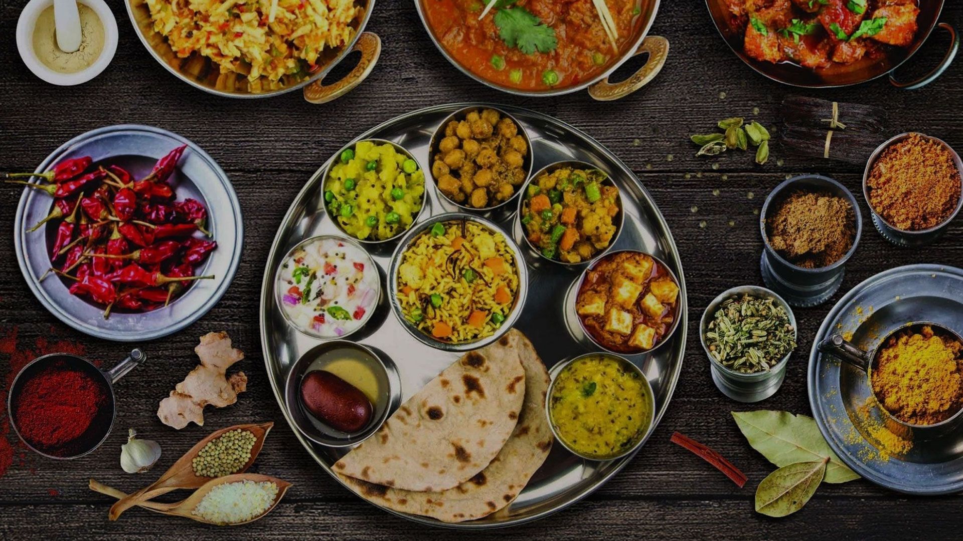 South Indian Food Background