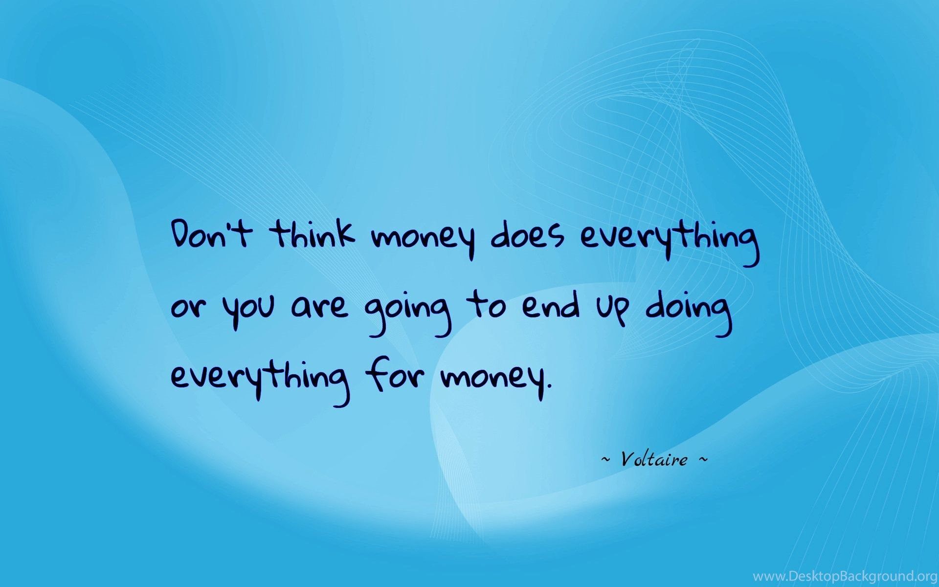 Quotes About Money Wallpaper Desktop Background