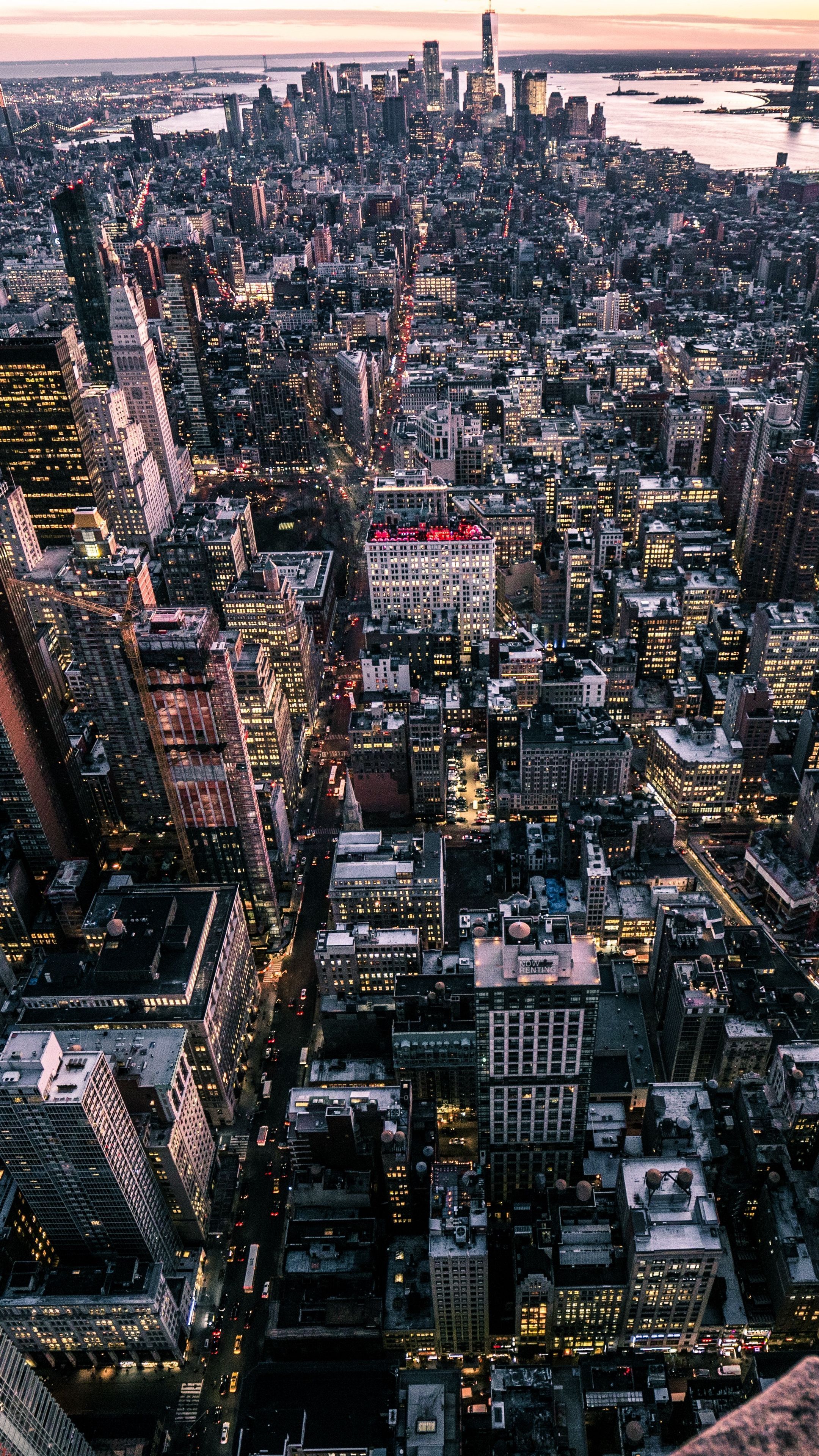 Places new york, usa, city, top view #android #wallpaper k #hd. Fotografia de cidades, Fotografia da cidade, Wallpaper paisagem