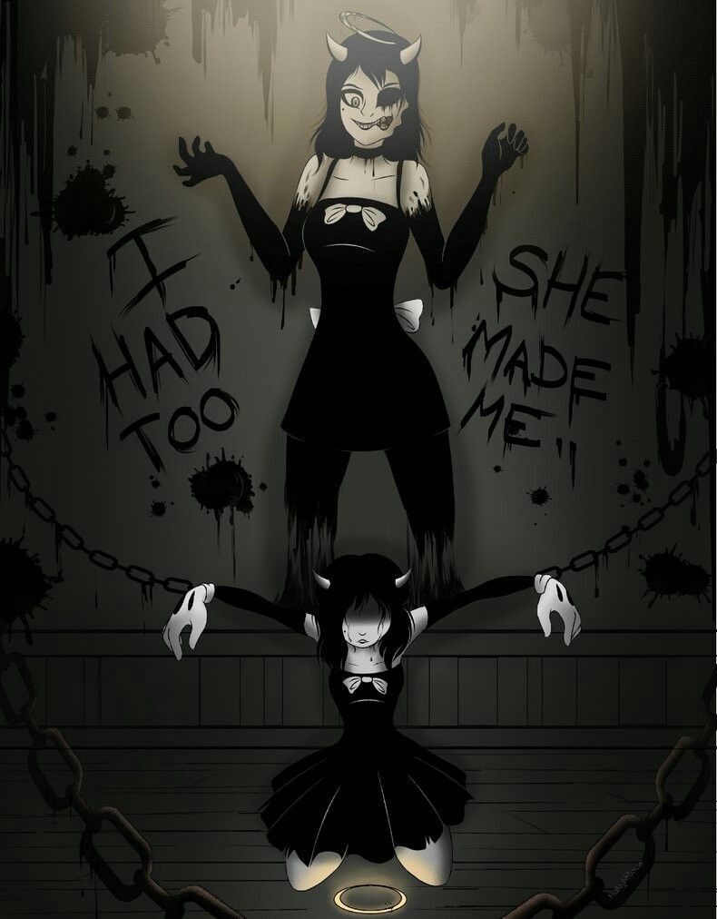 Bendy and the ink Machine. Bendy and the ink machine, Alice angel, Evil alice