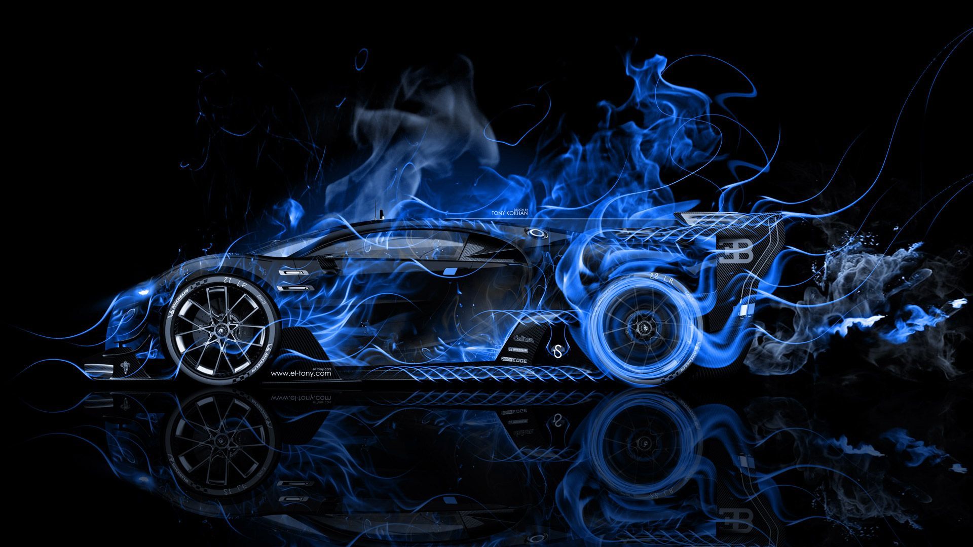 Blue Fire Cars Wallpapers - Wallpaper Cave