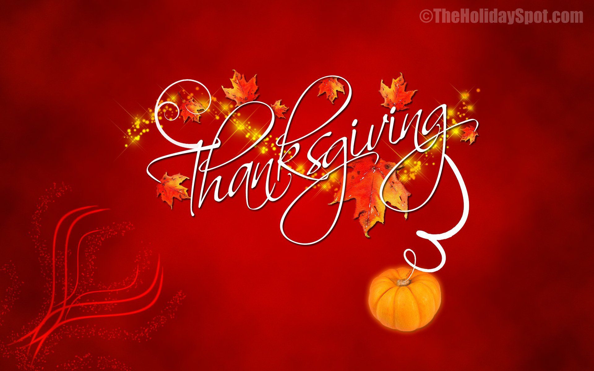 Free 3D Thanksgiving Desktop Wallpaper