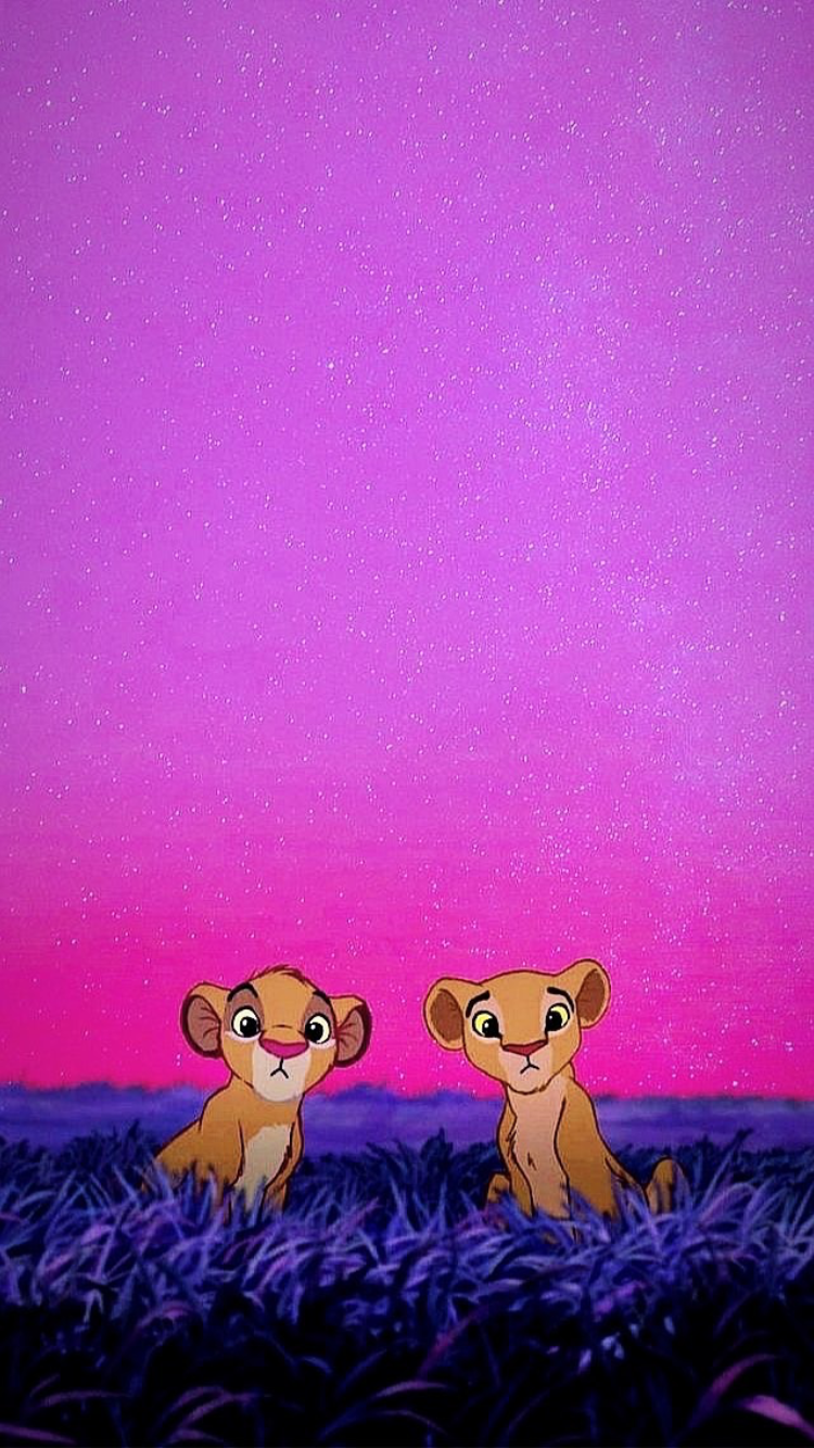 The Lion King & Nala. Disney wallpaper, Cute disney wallpaper, Cartoon wallpaper iphone