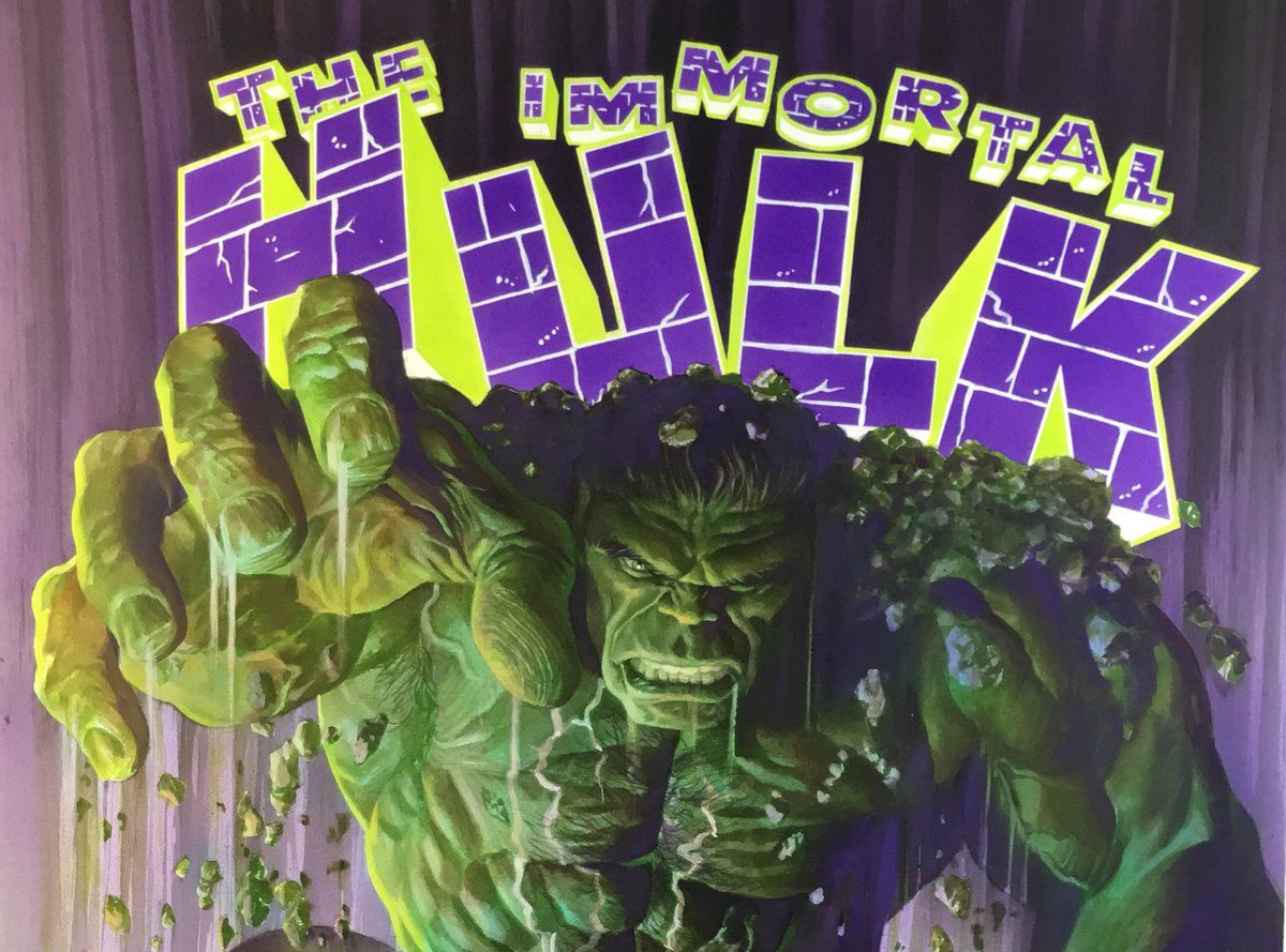 Alex Ross - #new #immortal #Hulk cover #Marvel #Hulksmash