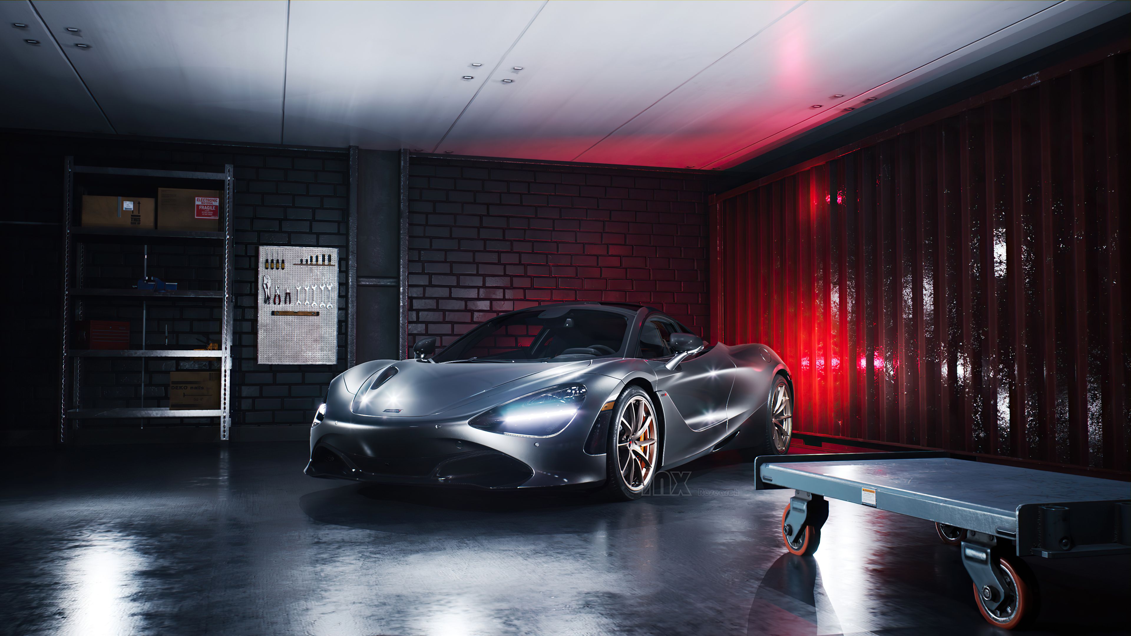 Mclaren 720 In Garage, HD Cars, 4k Wallpaper, Image, Background, Photo and Picture
