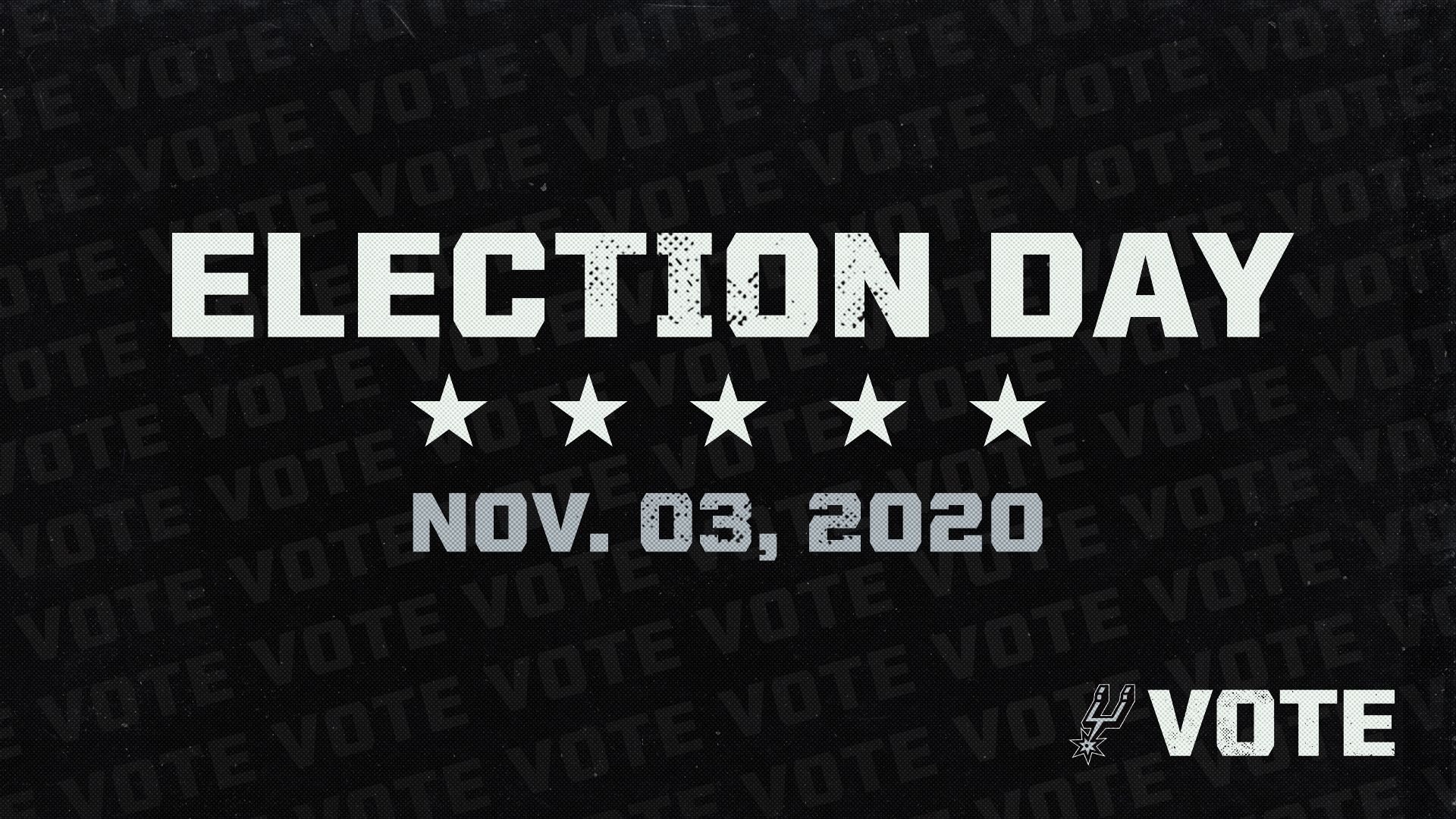 Vote 2020. San Antonio Spurs