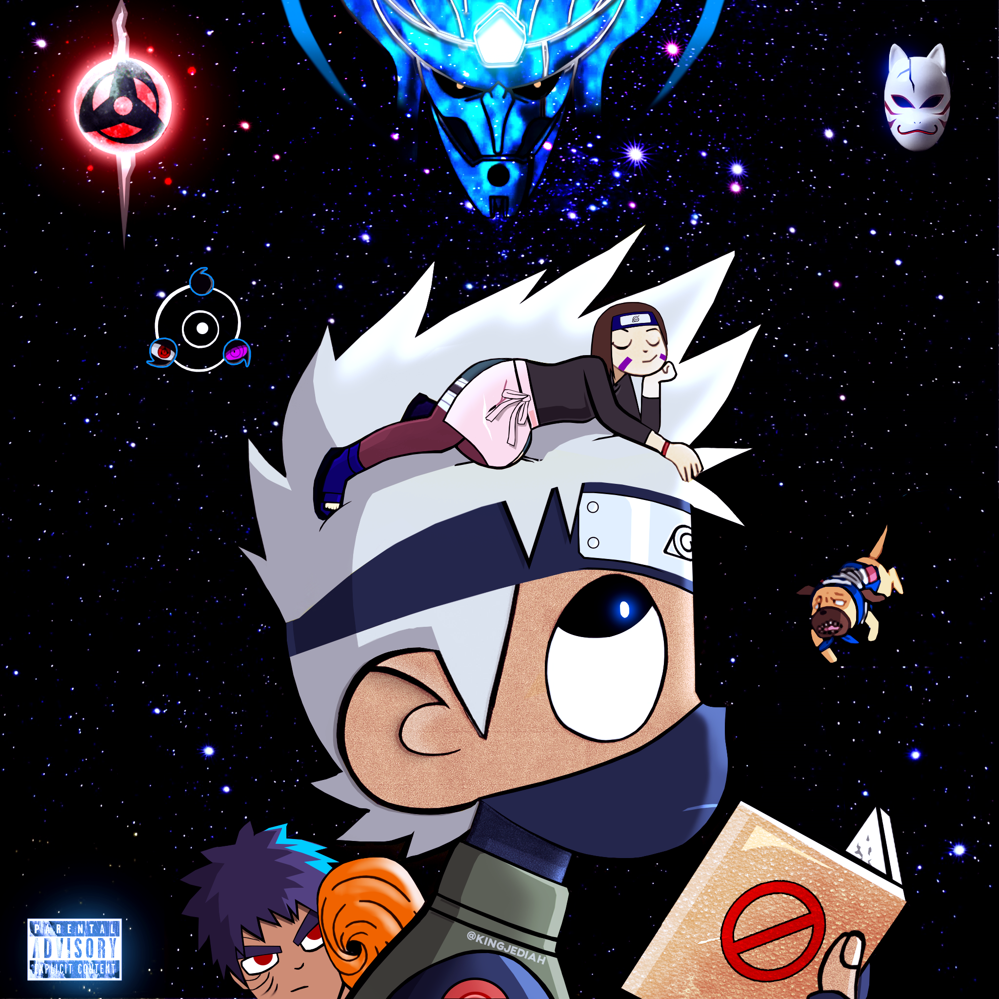 Kakashi vs. The World (By King Jediah: on Instagram) Not garbage. Anime wallpaper iphone, Anime character drawing, Anime canvas