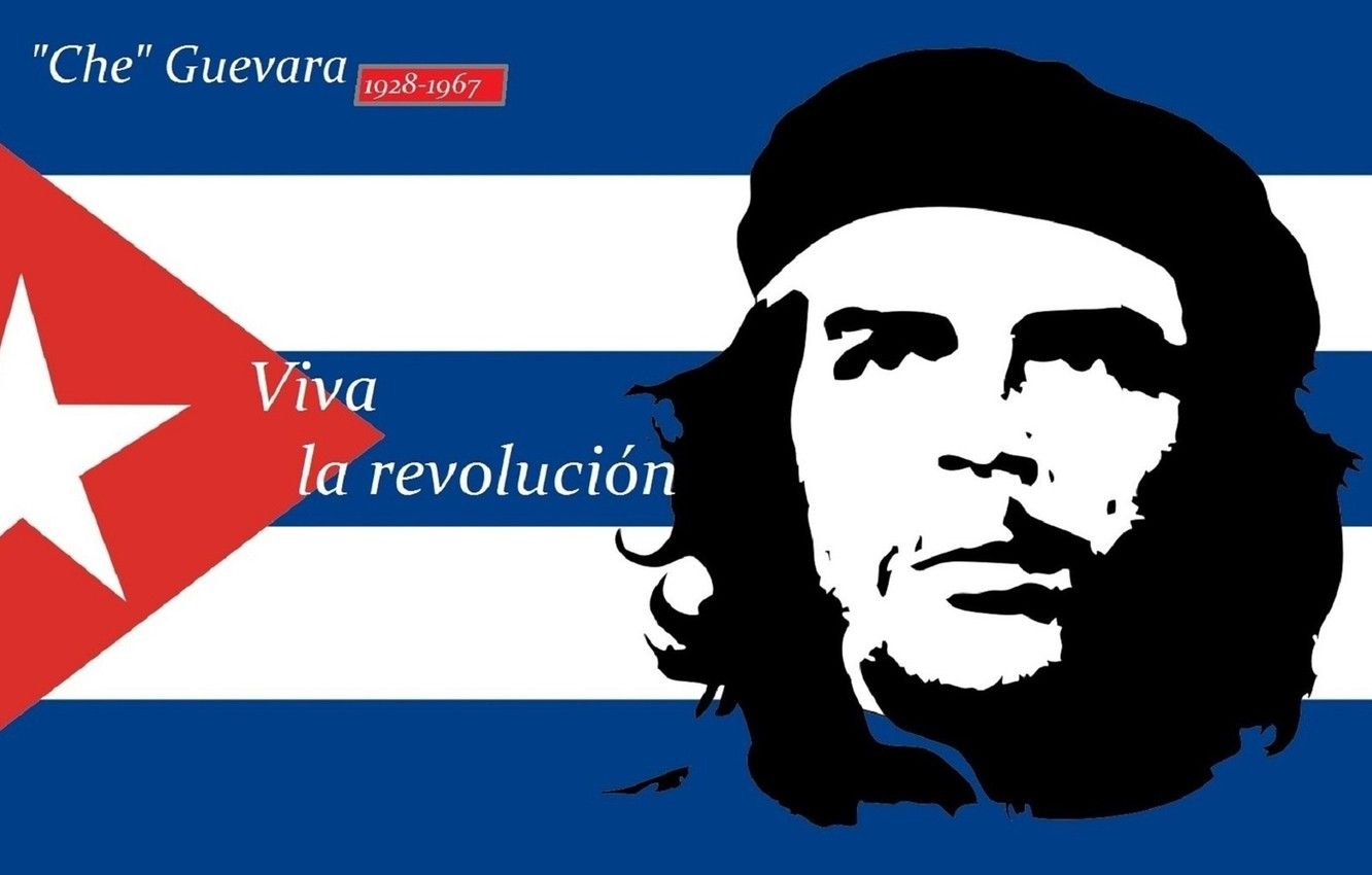 Wallpaper Face, Flag, Cuba, Che Guevara. image for desktop, section разное
