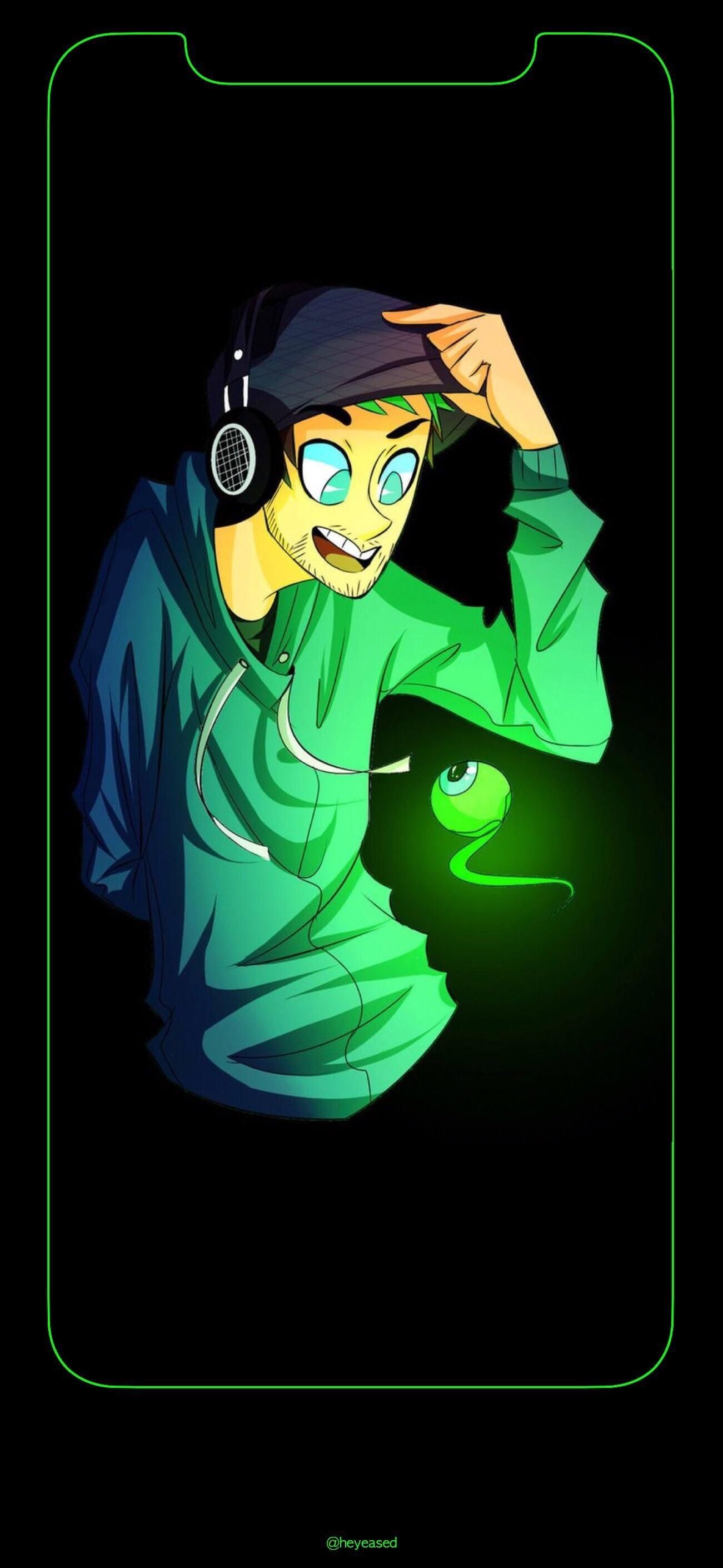 Jacksepticeye Wallpaper On Wallpaperplay All The Way I Believe In Steve Wallpaper & Background Download