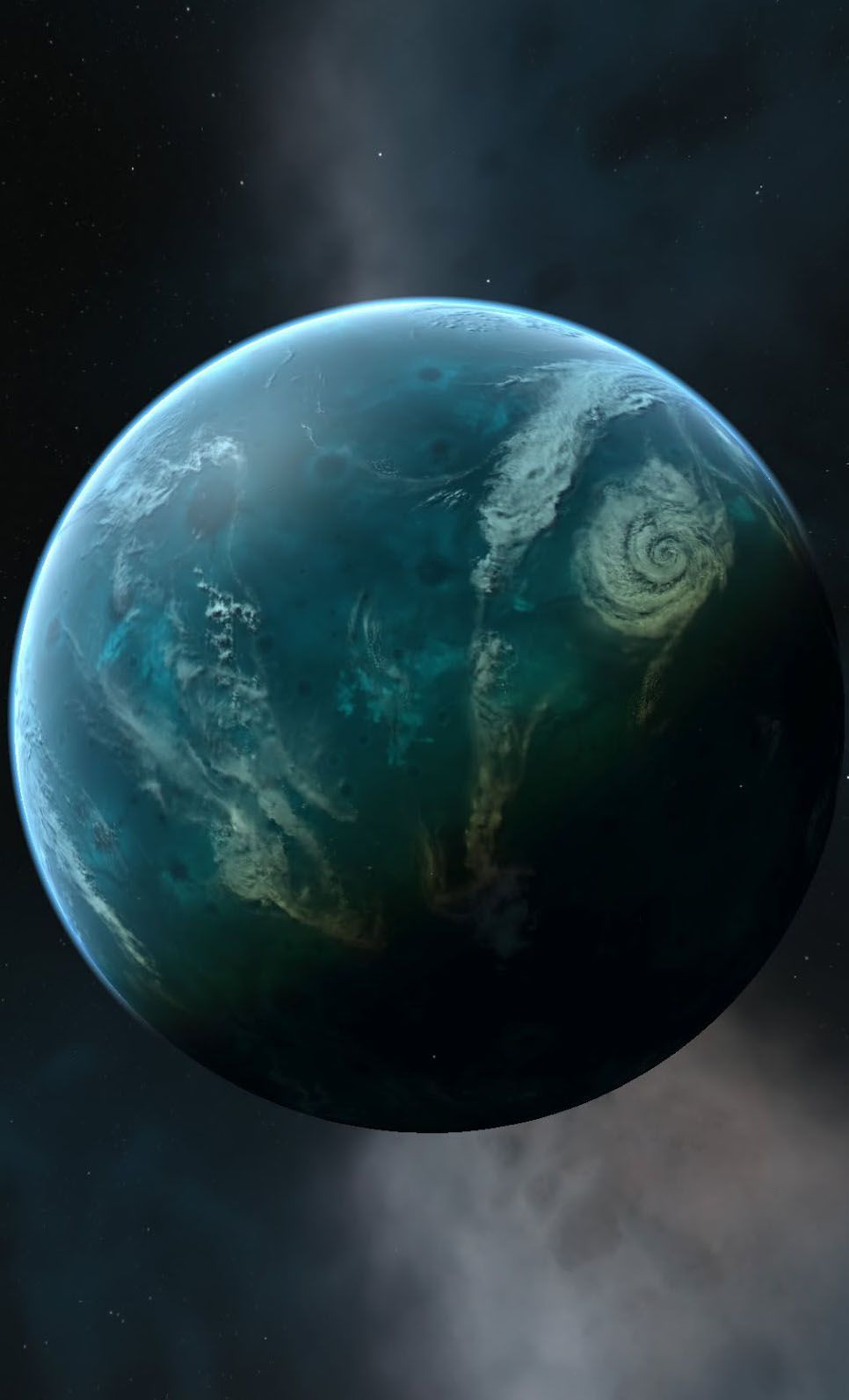 Water Planets There Are Two Kinds Of Worlds That Might Be Entirely Covered With Water. One Is A Terrestrial Earth Like Pl. Planets Art, Planet Design, Space Art