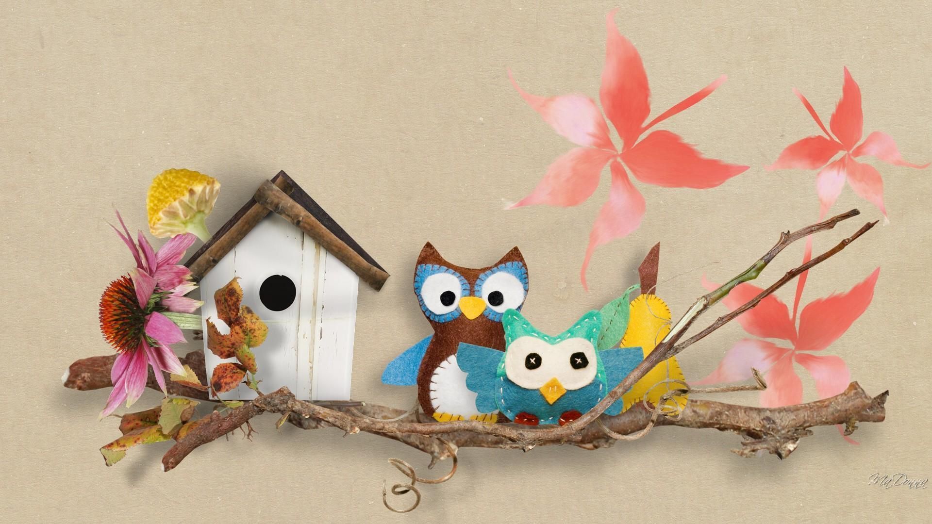 Owl wallpaper, Cute fall wallpaper, Winter owl