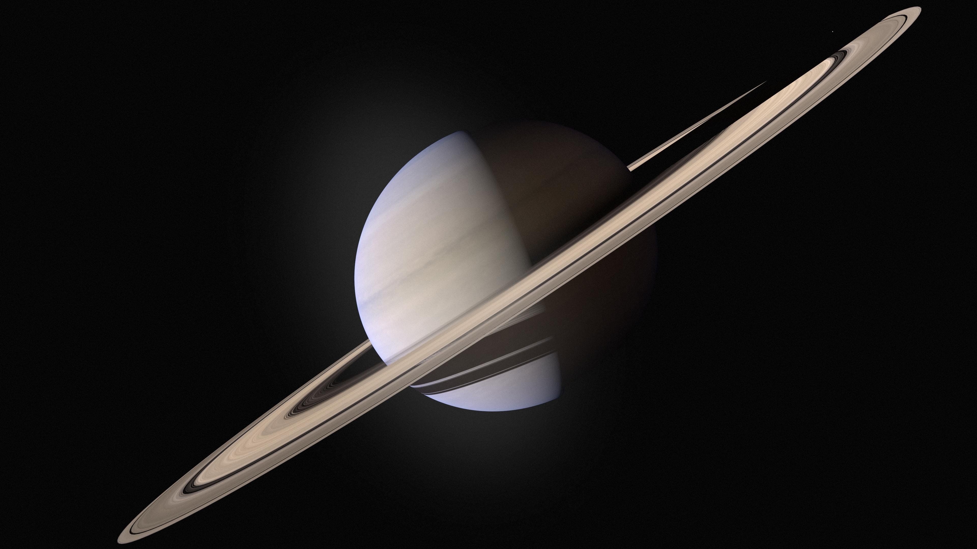 Saturn 4K wallpaper for your desktop or mobile screen free and easy to download