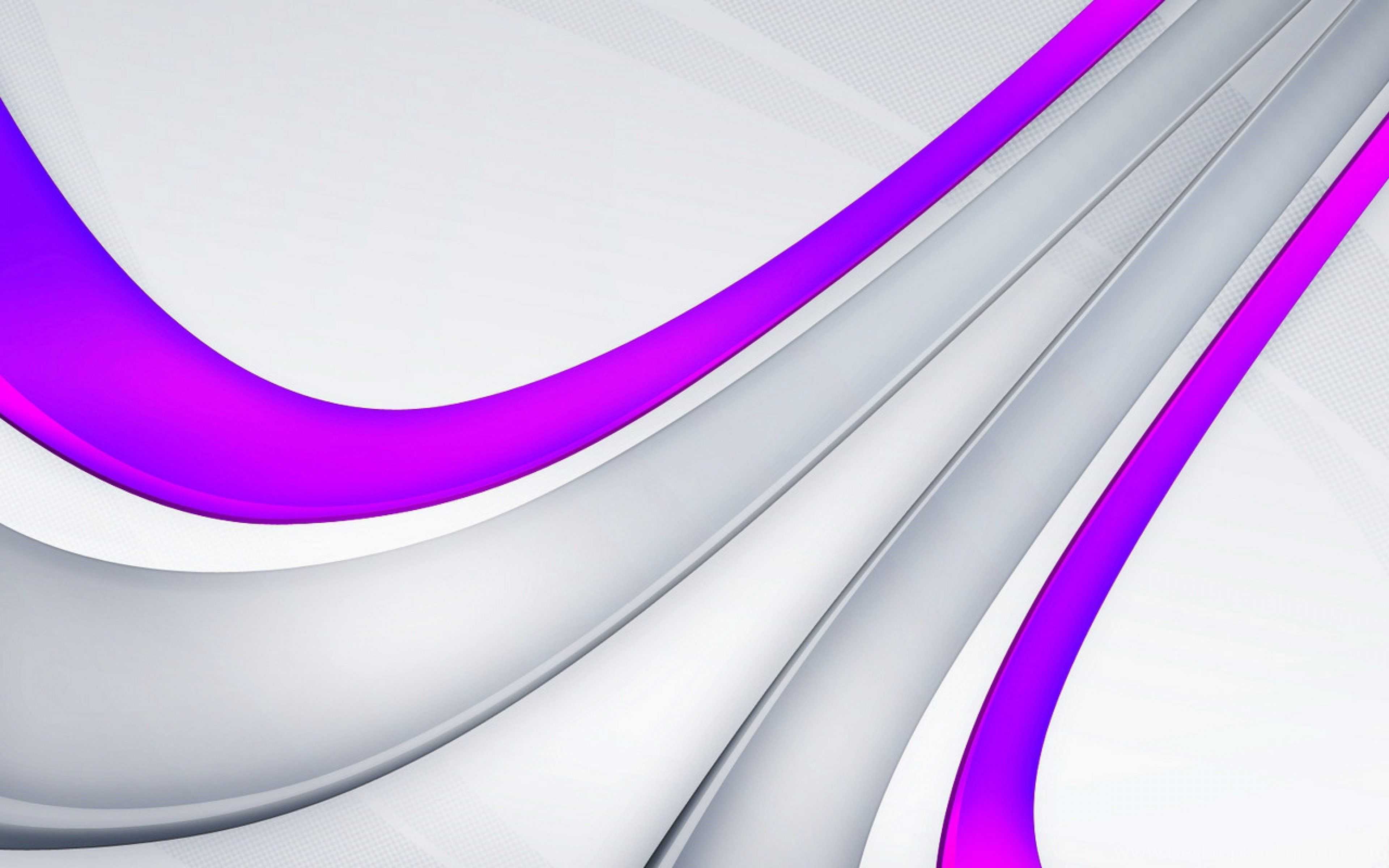 Download Wallpaper 3840x2400 Line, Gray, Purple, White Ultra HD 4K. Desktop Background